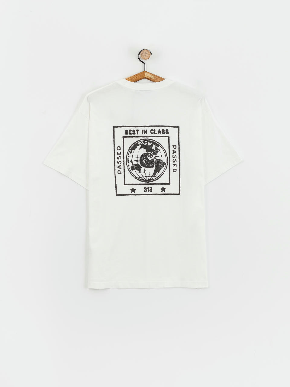 Tricou Carhartt WIP Stamp (white/black)