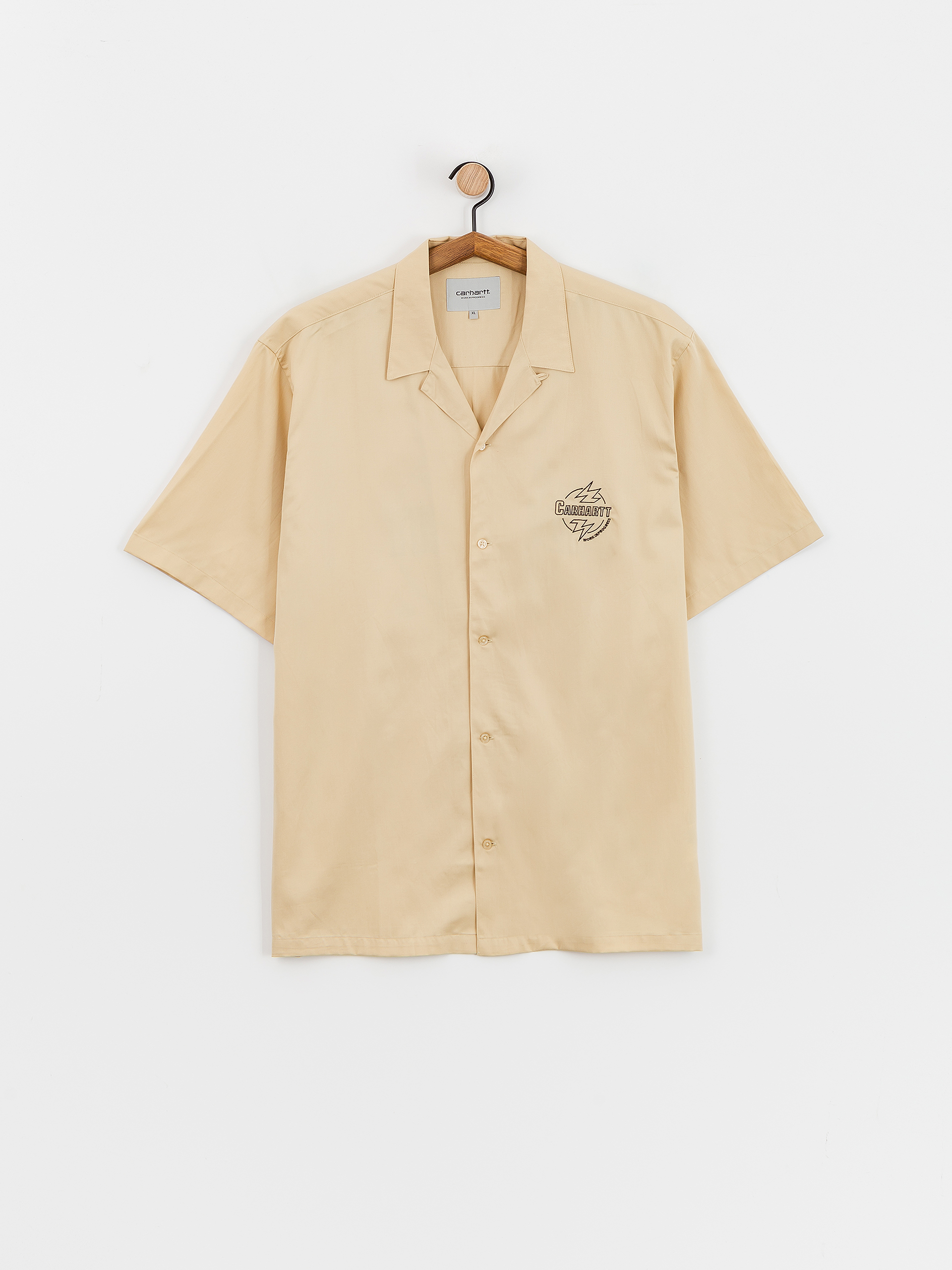 Cămașă Carhartt WIP Ablaze (cornsilk/black)