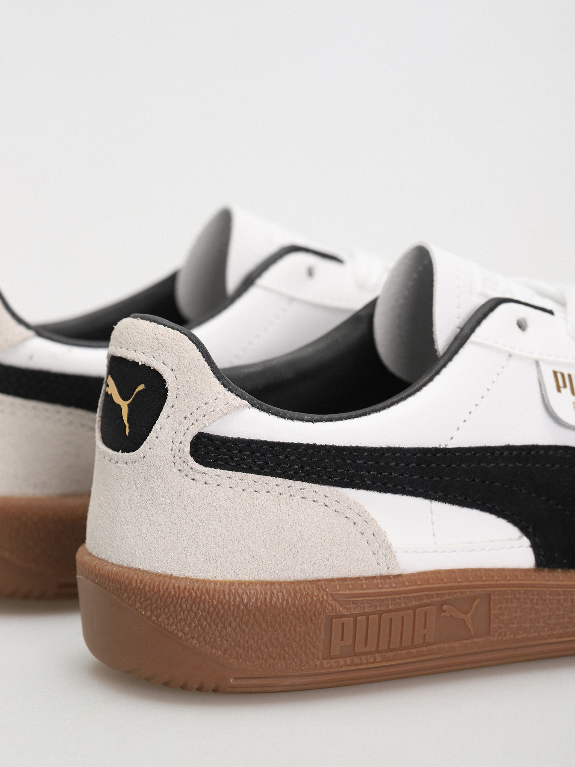 Pantofi Puma Palermo Leather (puma white vapor gray gum)