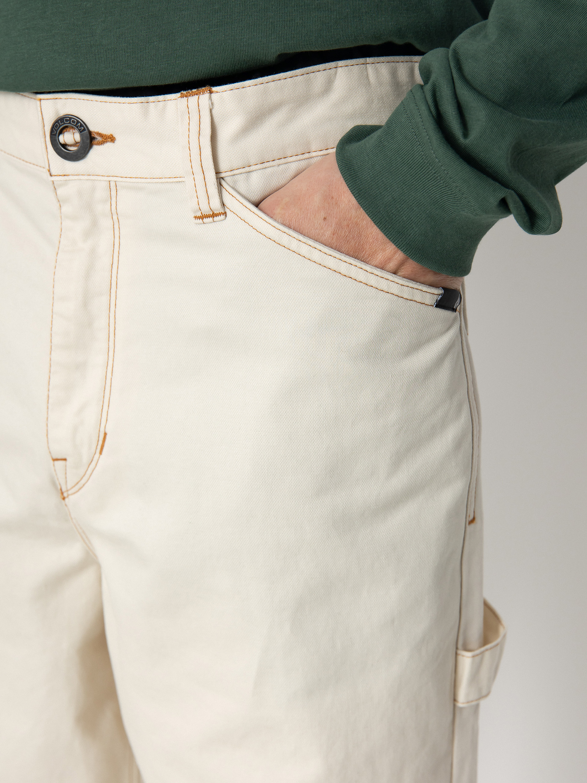 Pantaloni Volcom Kraftsman (dirty white)