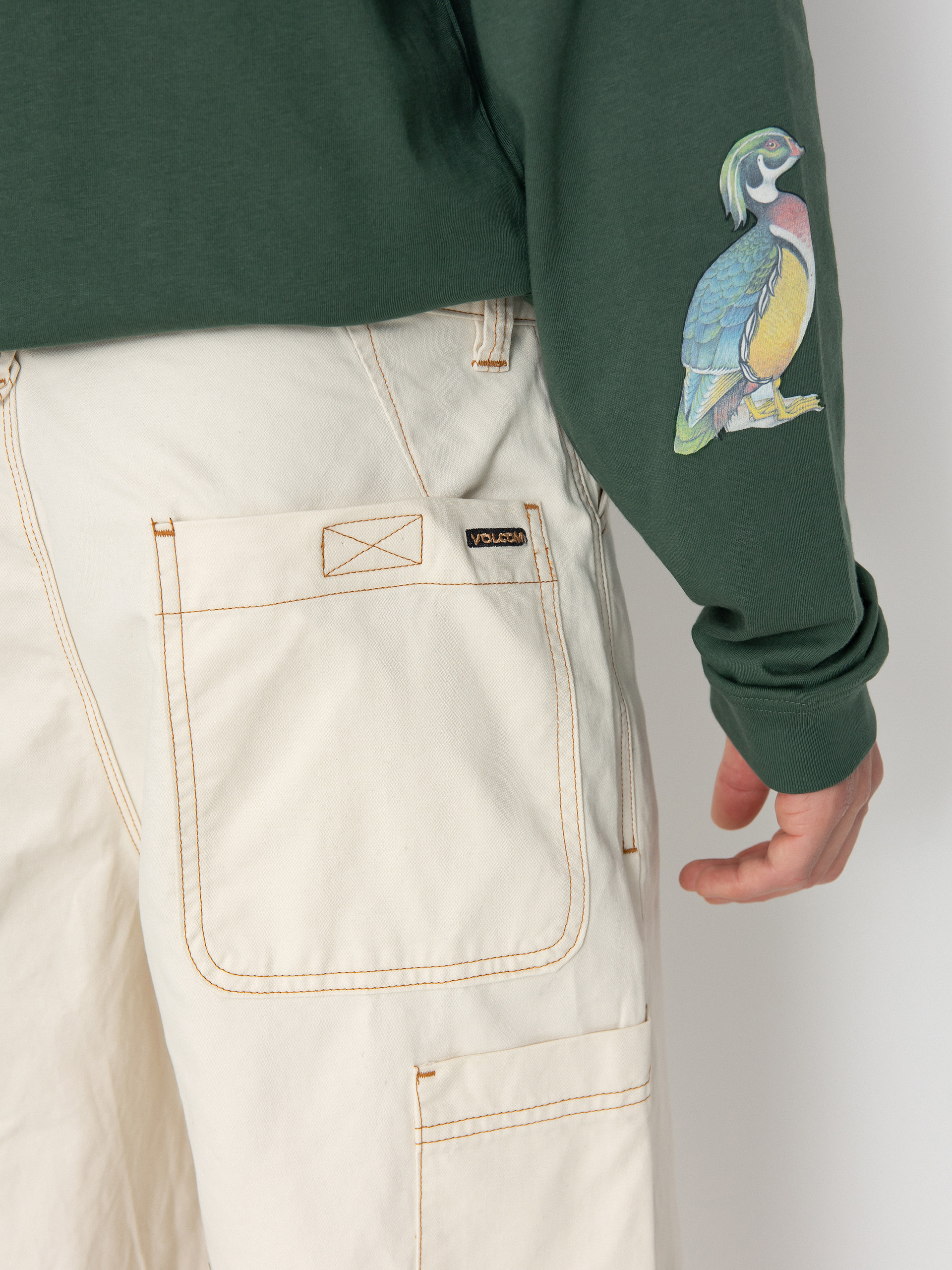 Pantaloni Volcom Kraftsman (dirty white)