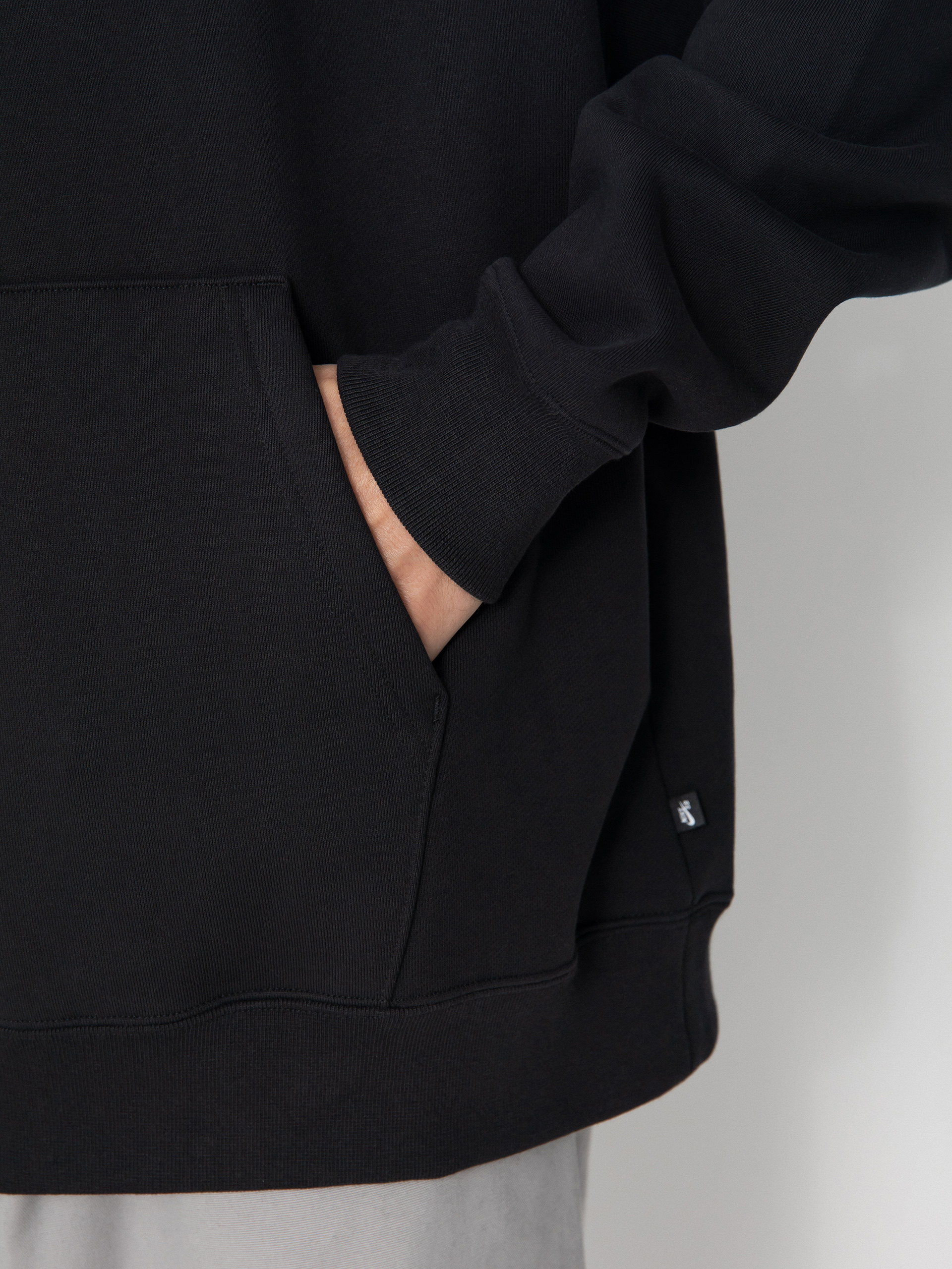 Hanorac cu glugă Nike SB Essential Lbr HD (black/white)