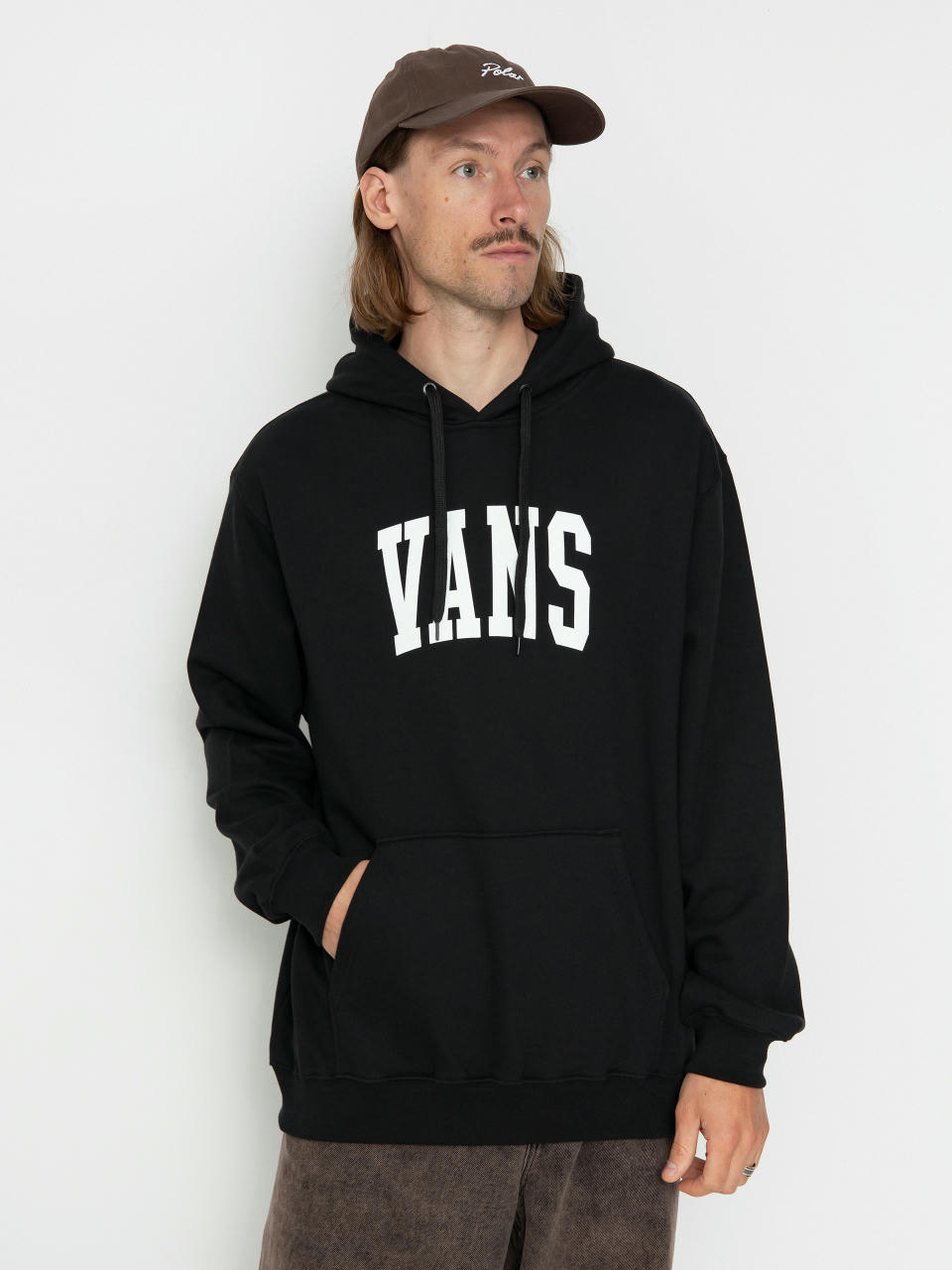 Hanorac cu glugă Vans Arched HD (black)