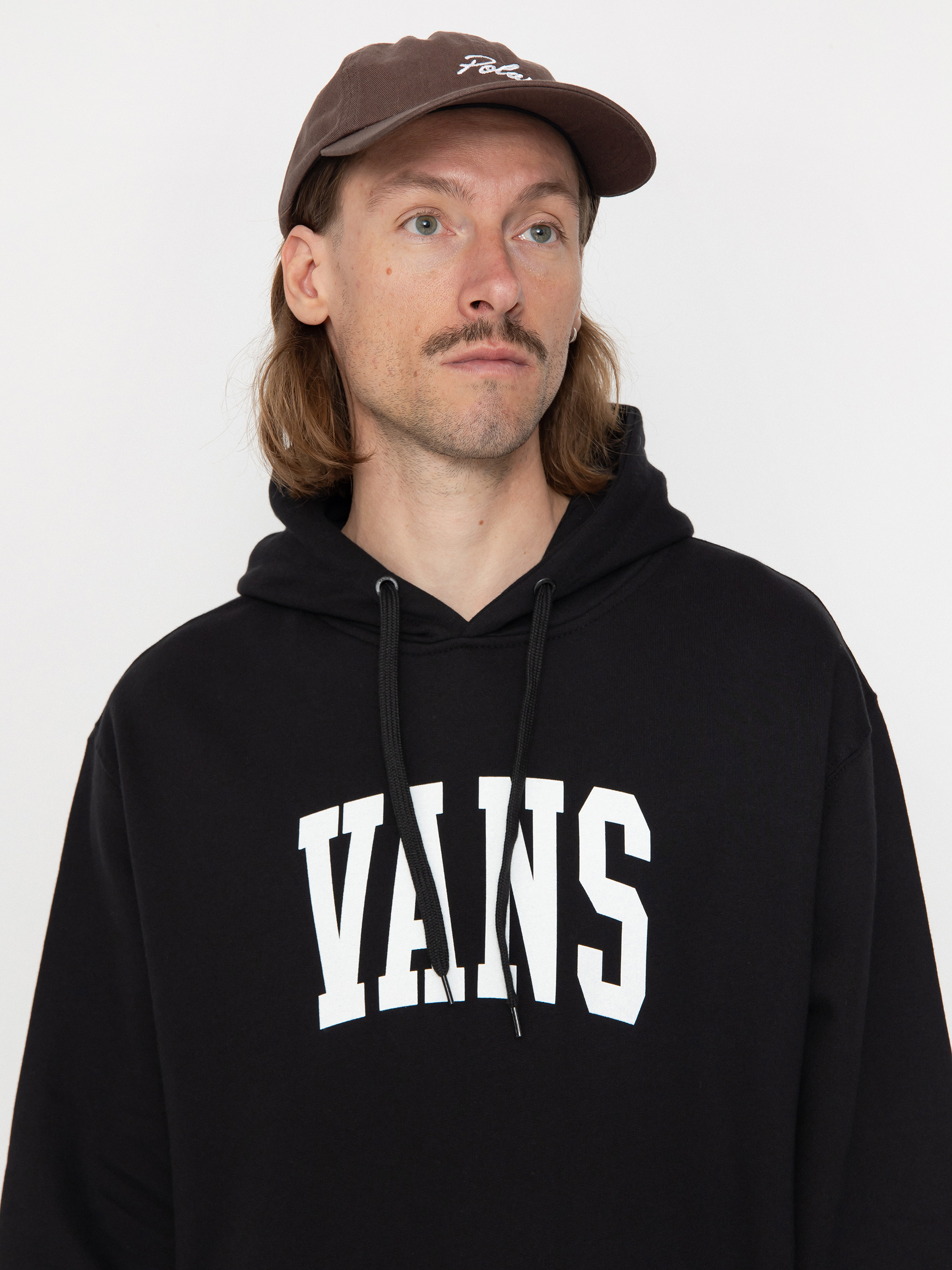 Hanorac cu glugă Vans Arched HD (black)