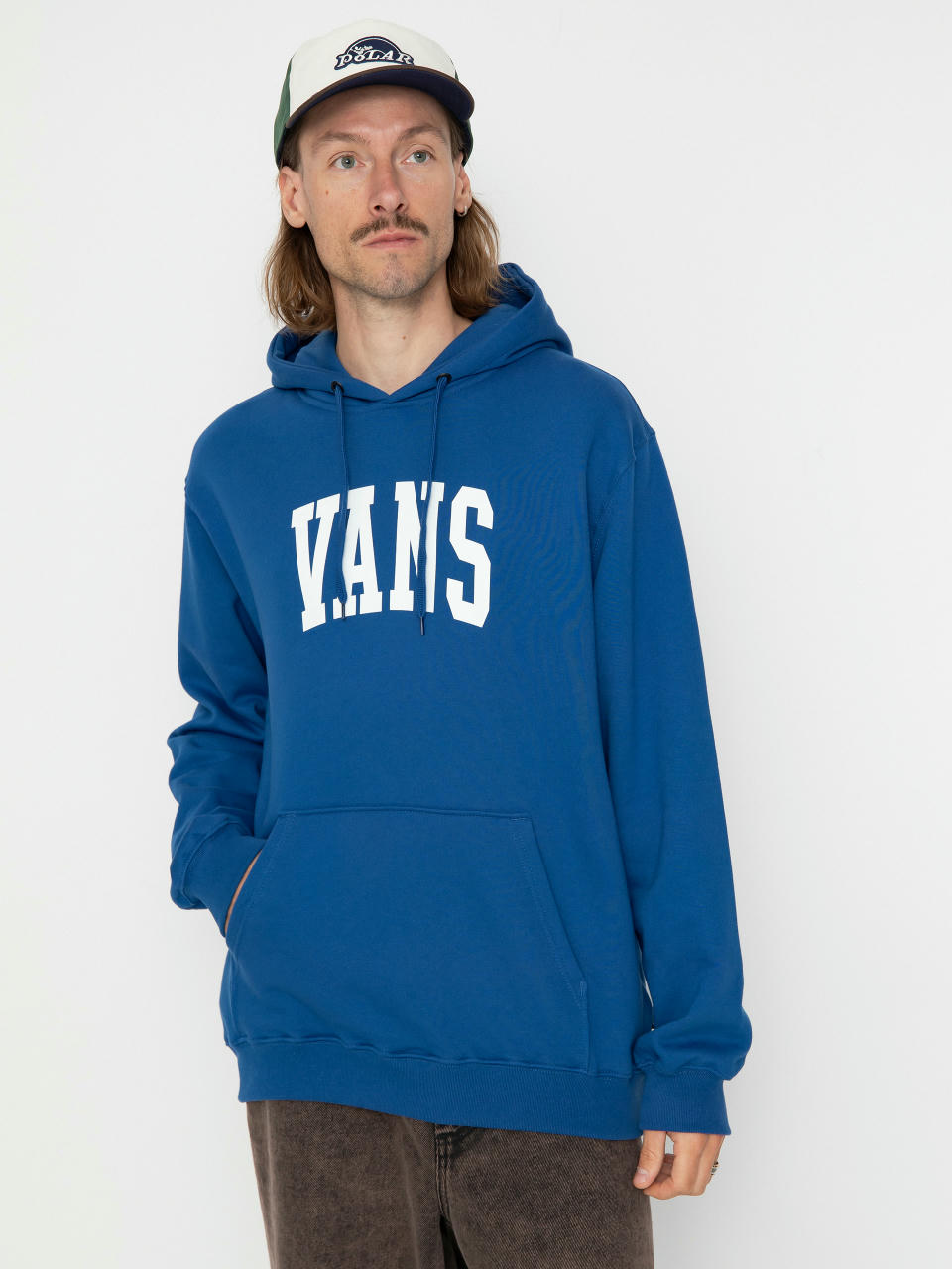 Hanorac cu glugă Vans Arched HD (true blue)