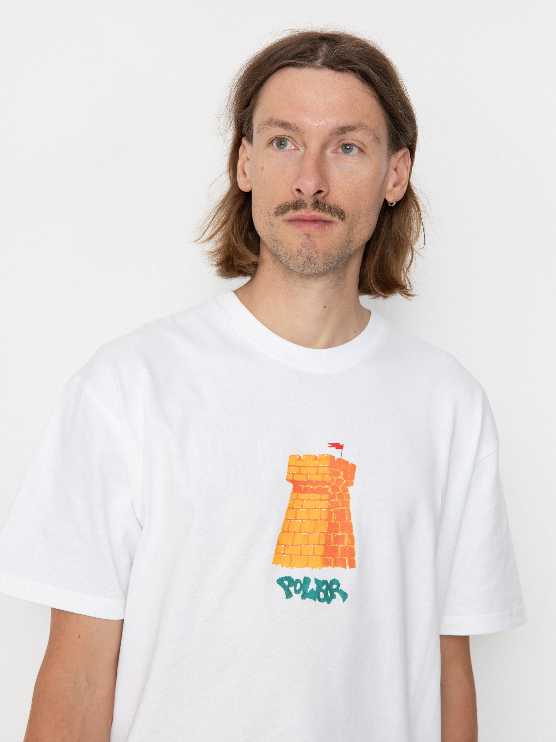 Tricou Polar Skate Invasion (white)