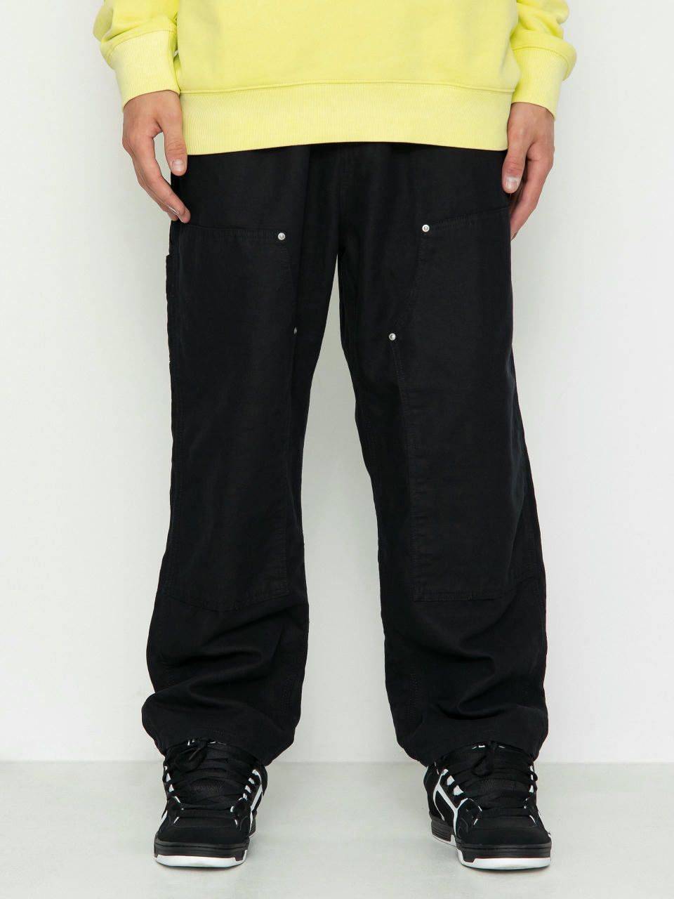 Pantaloni Carhartt WIP Walter Double Knee (black)