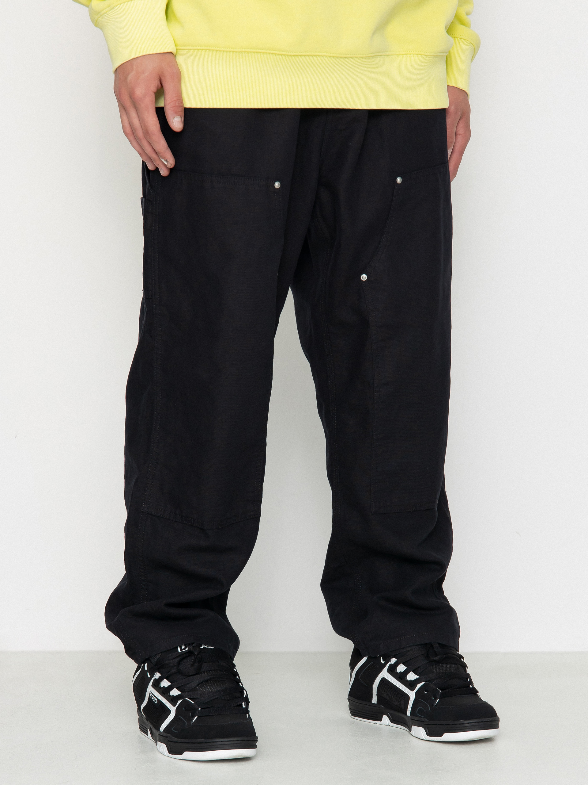 Pantaloni Carhartt WIP Walter Double Knee (black)