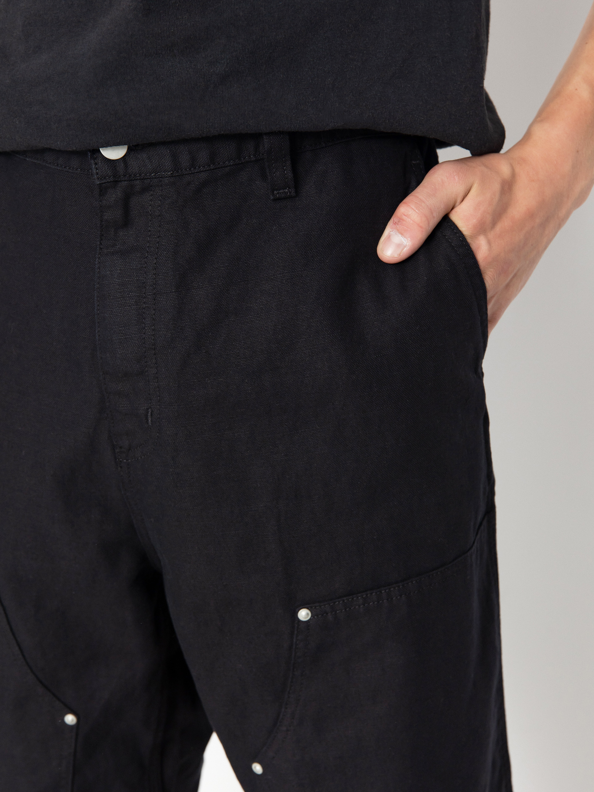 Pantaloni Carhartt WIP Walter Double Knee (black)