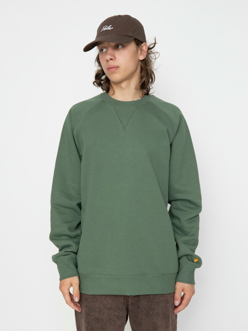 Hanorac Carhartt WIP Chase (duck green/gold)