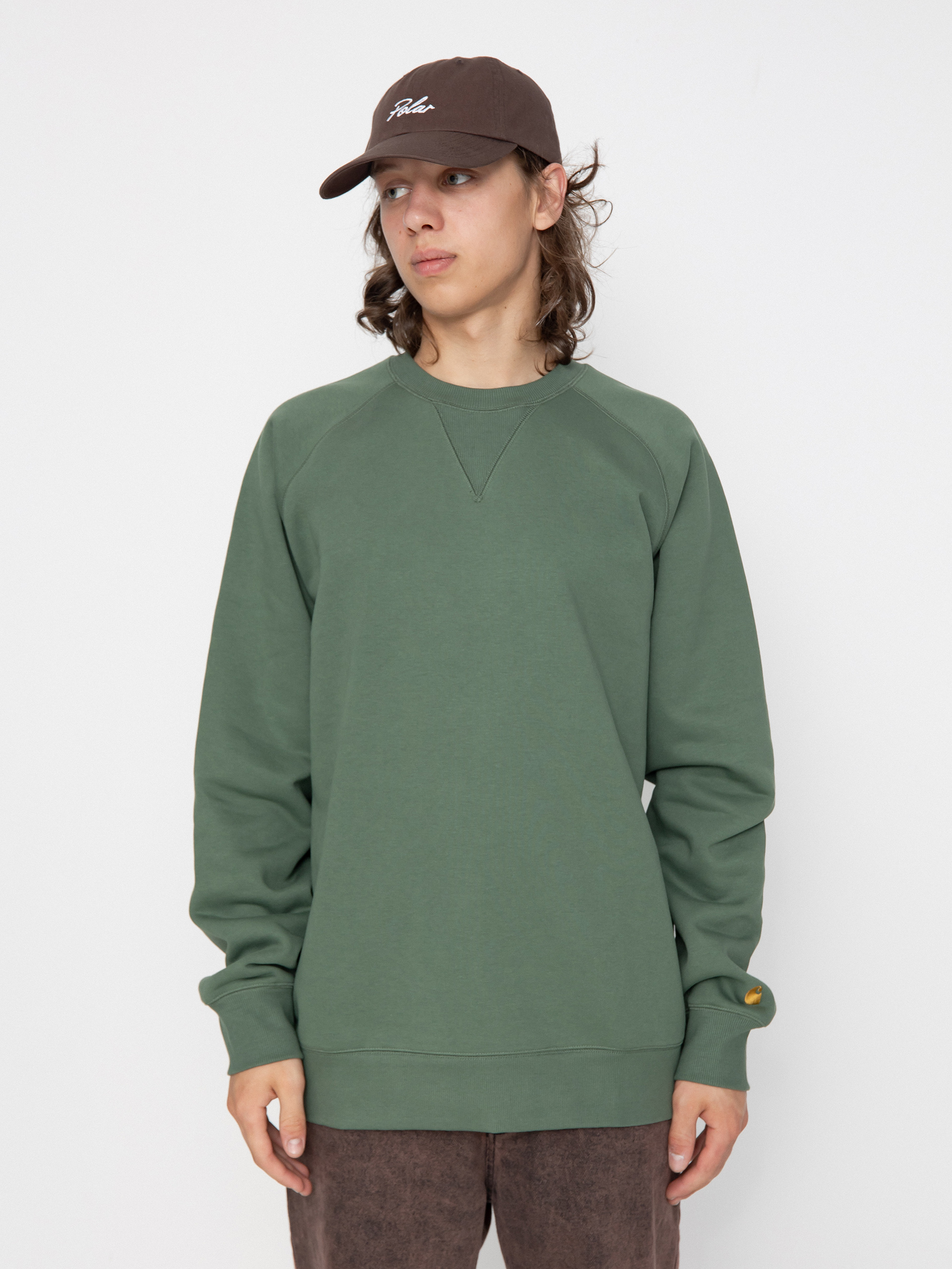 Hanorac Carhartt WIP Chase (duck green/gold)