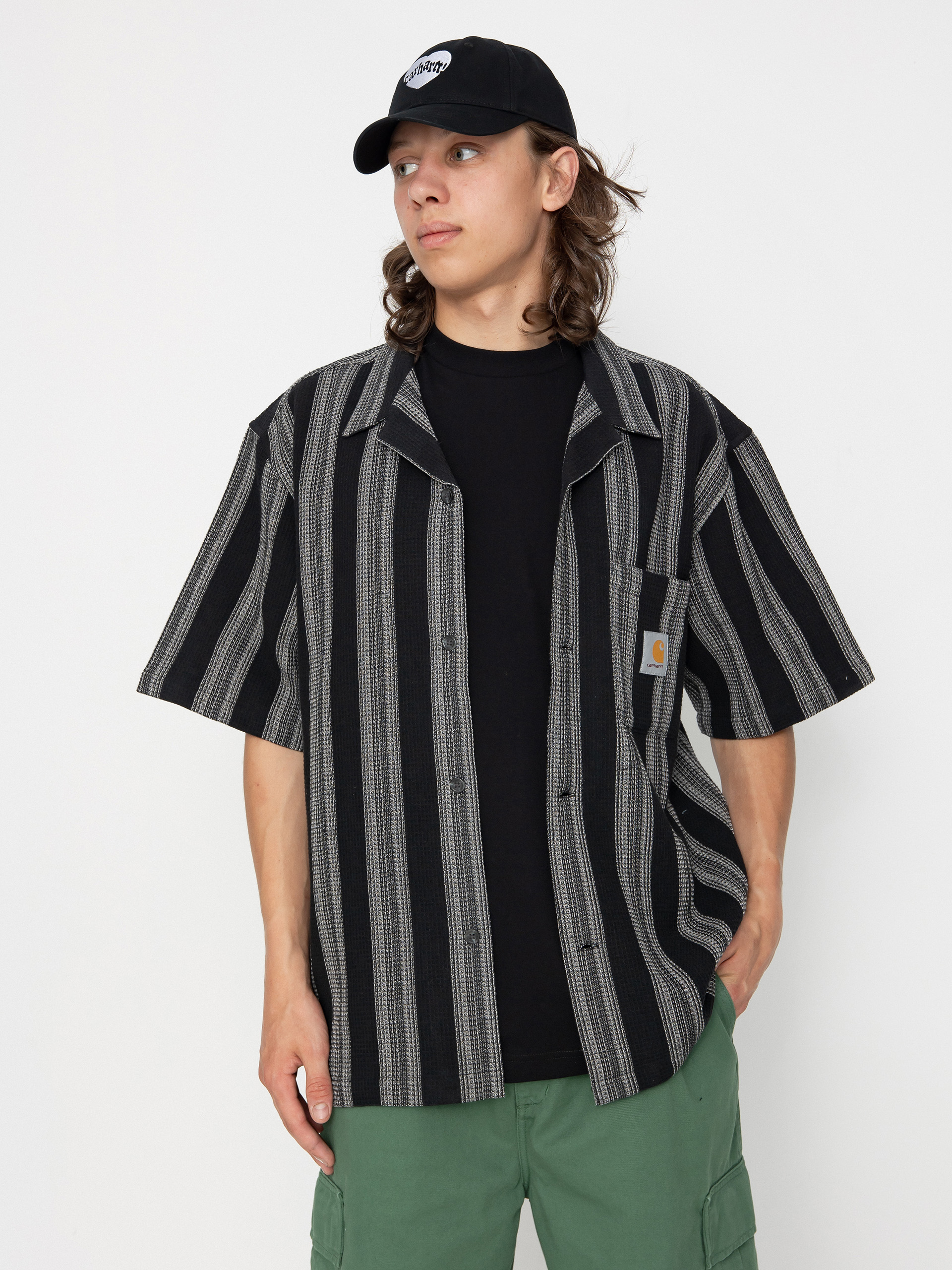 Cămașă Carhartt WIP Dodson (dodson stripe/black)