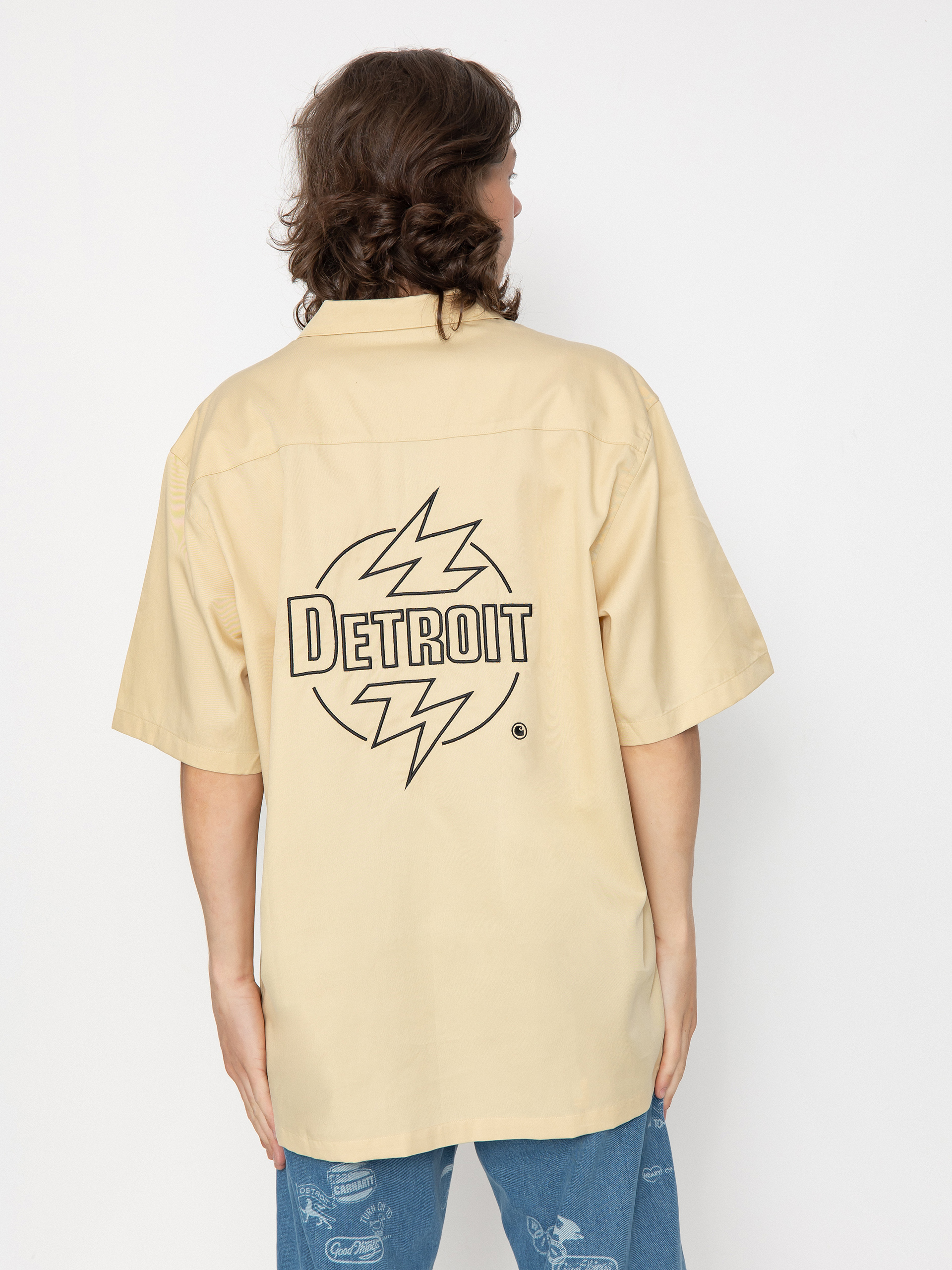 Cu0103mau0219u0103 Carhartt WIP Ablaze (cornsilk/black)