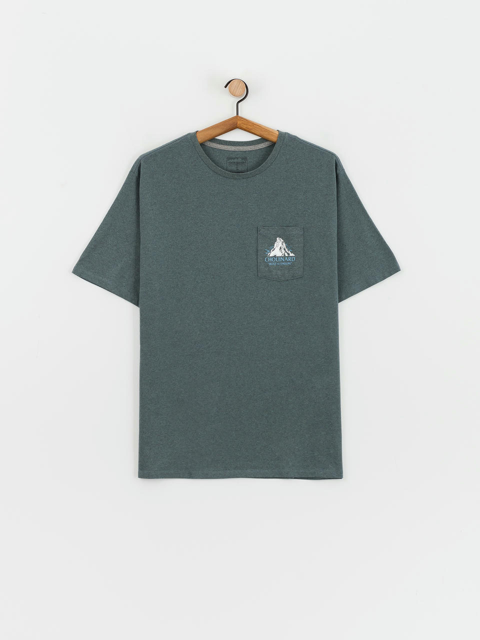 Tricou Patagonia Chouinard Crest Pocket Responsibili (nouveau green)