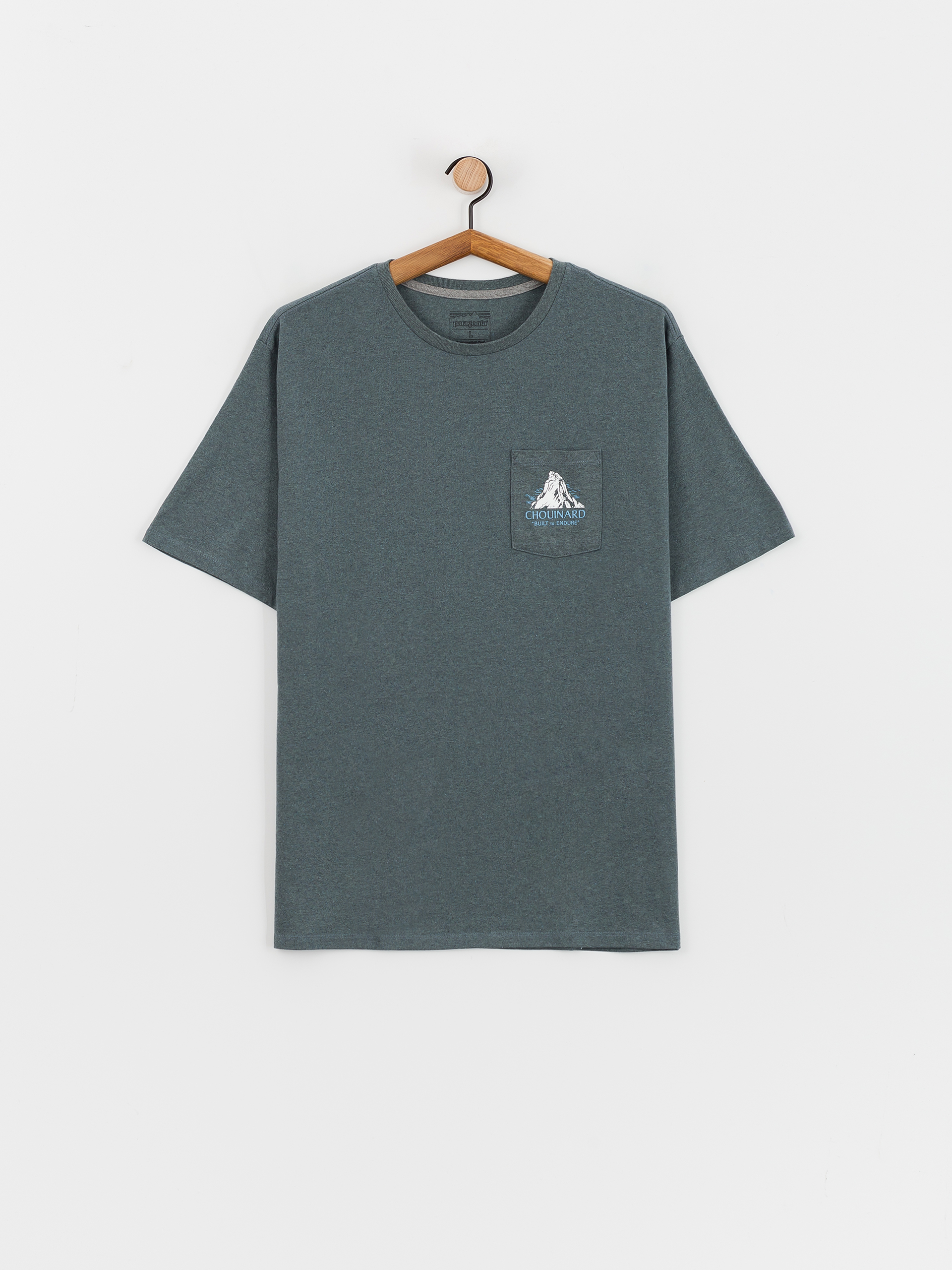 Tricou Patagonia Chouinard Crest Pocket Responsibili (nouveau green)