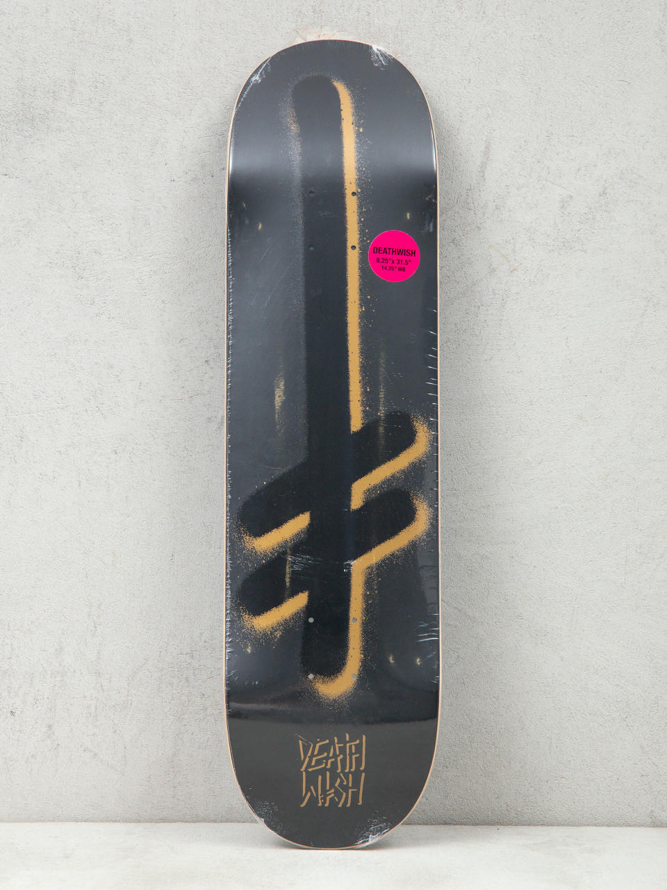 Placă Deathwish Gang Logo (black/gold)