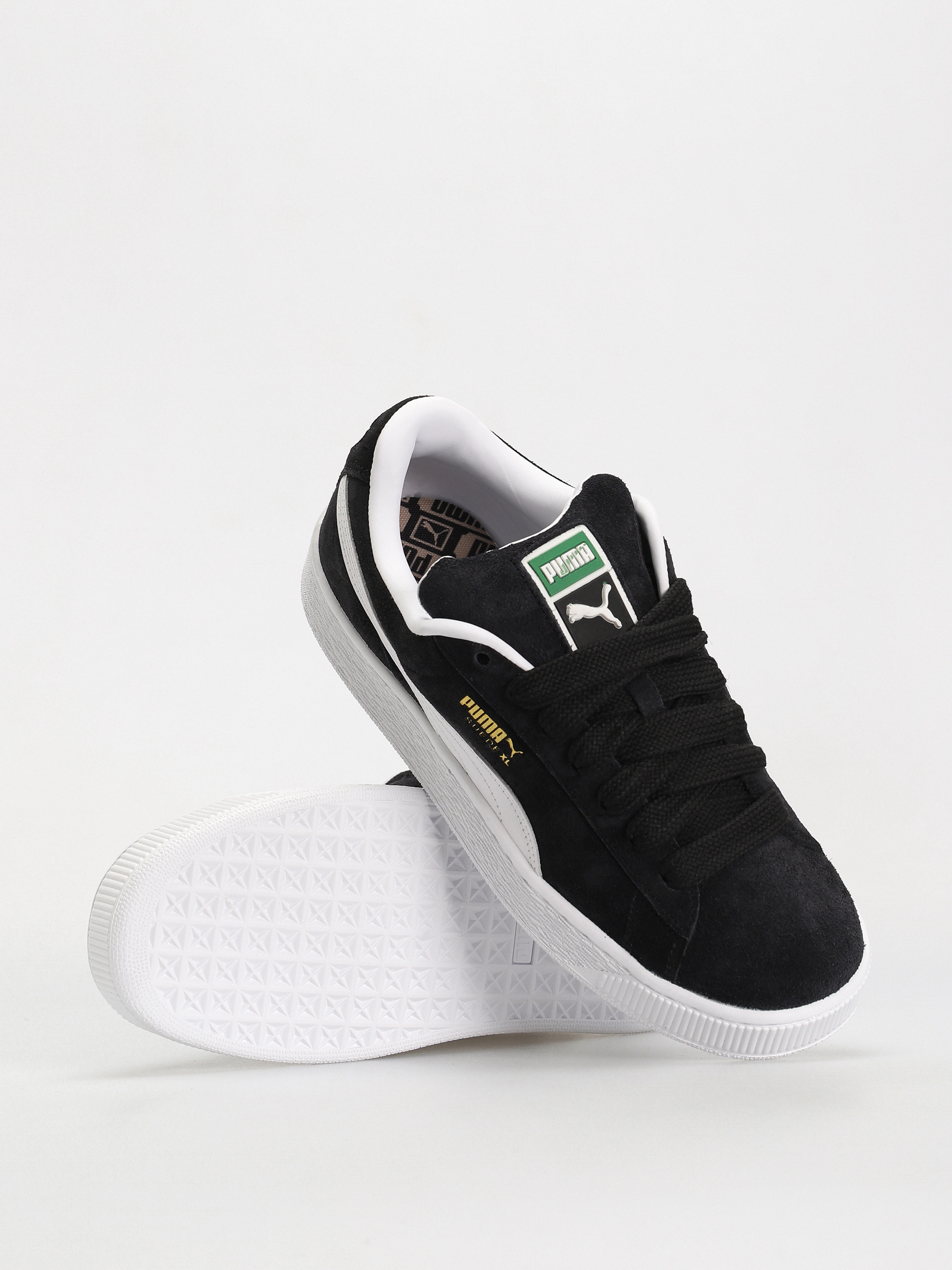 Puma 0255 ブラック×ホワイト Pantofi Puma Suede XL - negru (puma black puma white)