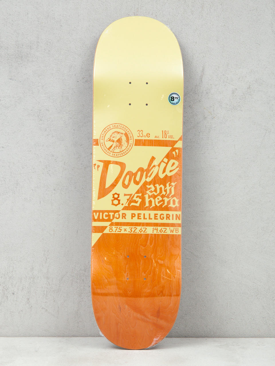 Placă Antihero Doobie Refrescos (yellow/orange)