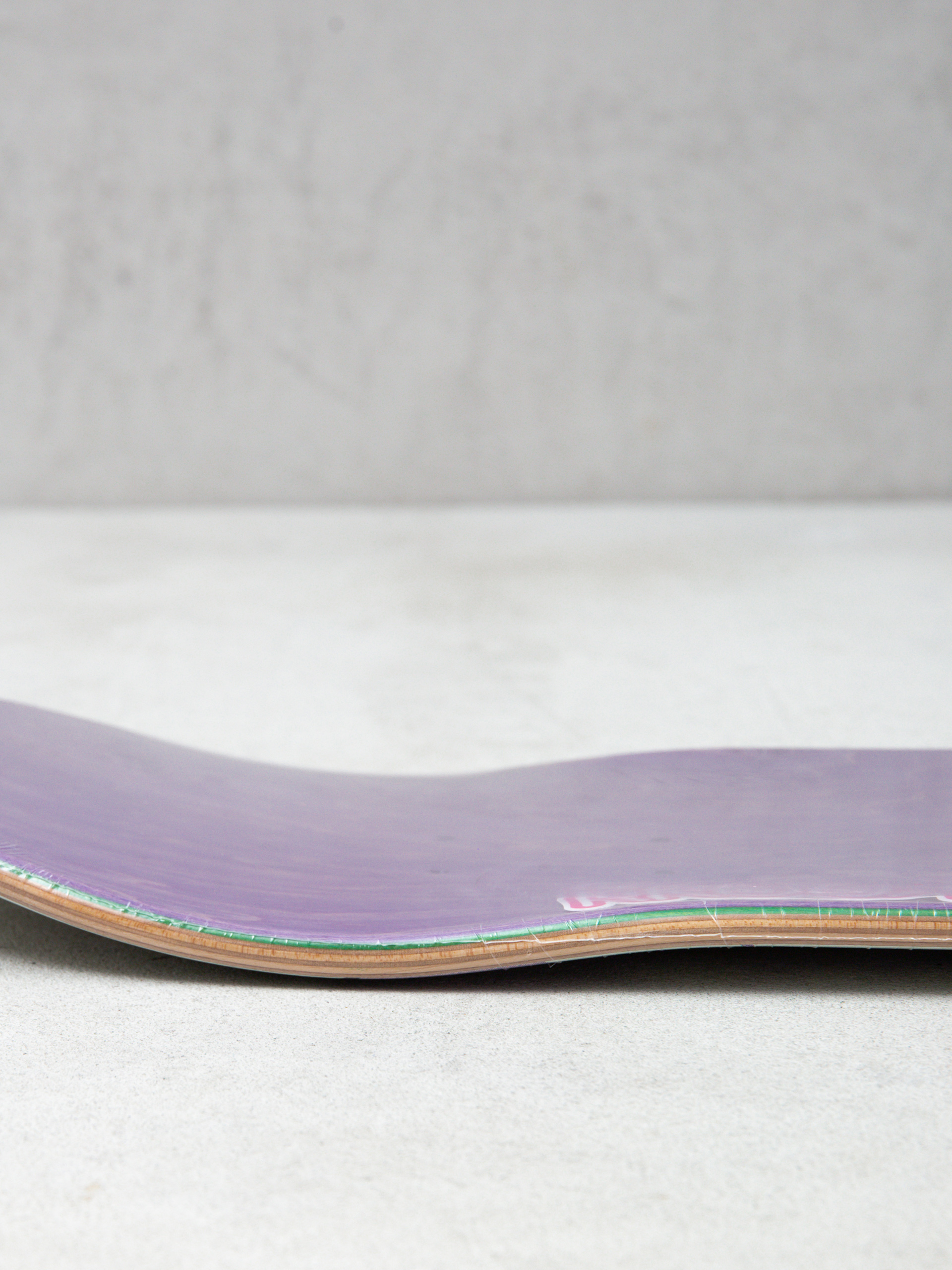 Placă Krooked Una Butterflies (white/purple)