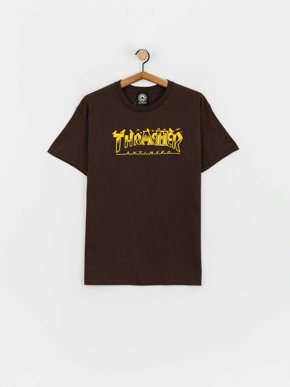 Tricou Thrasher Pigeon Mag (dark chocolate)