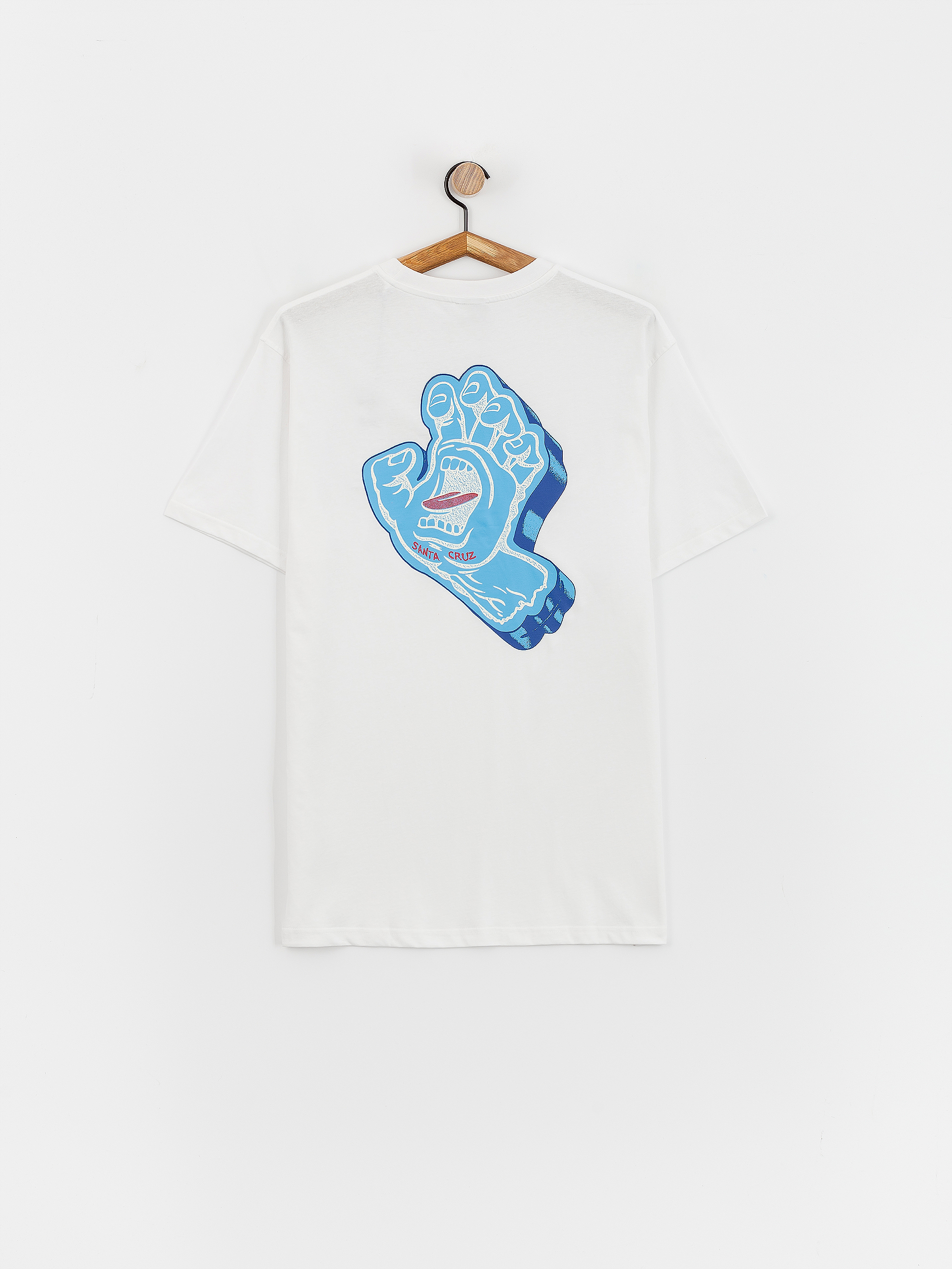 Tricou Santa Cruz Screaming Foam Hand (white)