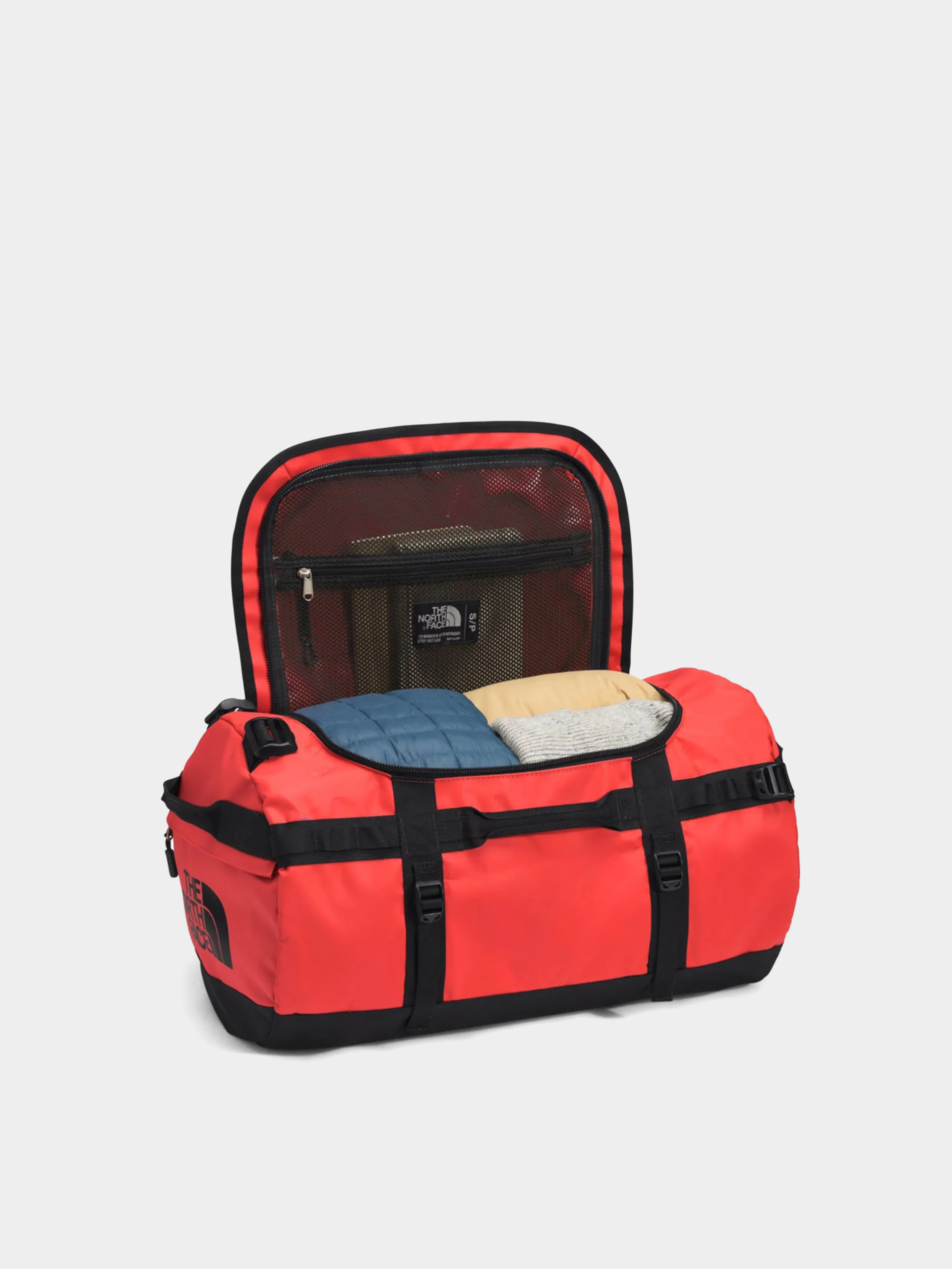 Geantă The North Face Base Camp Duffel S (tnf red tnf black npf)