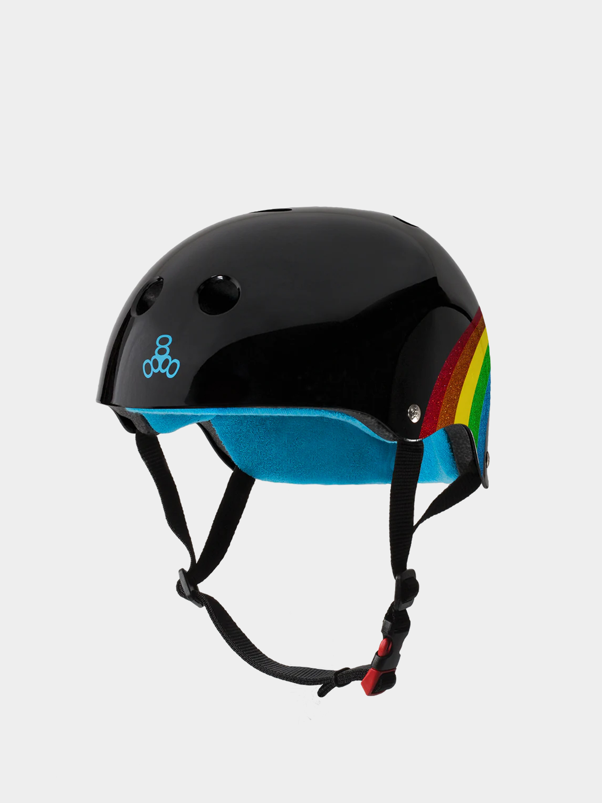 Cascu0103 Triple Eight The Certified Sweatsaver Helmet (rainbow black)