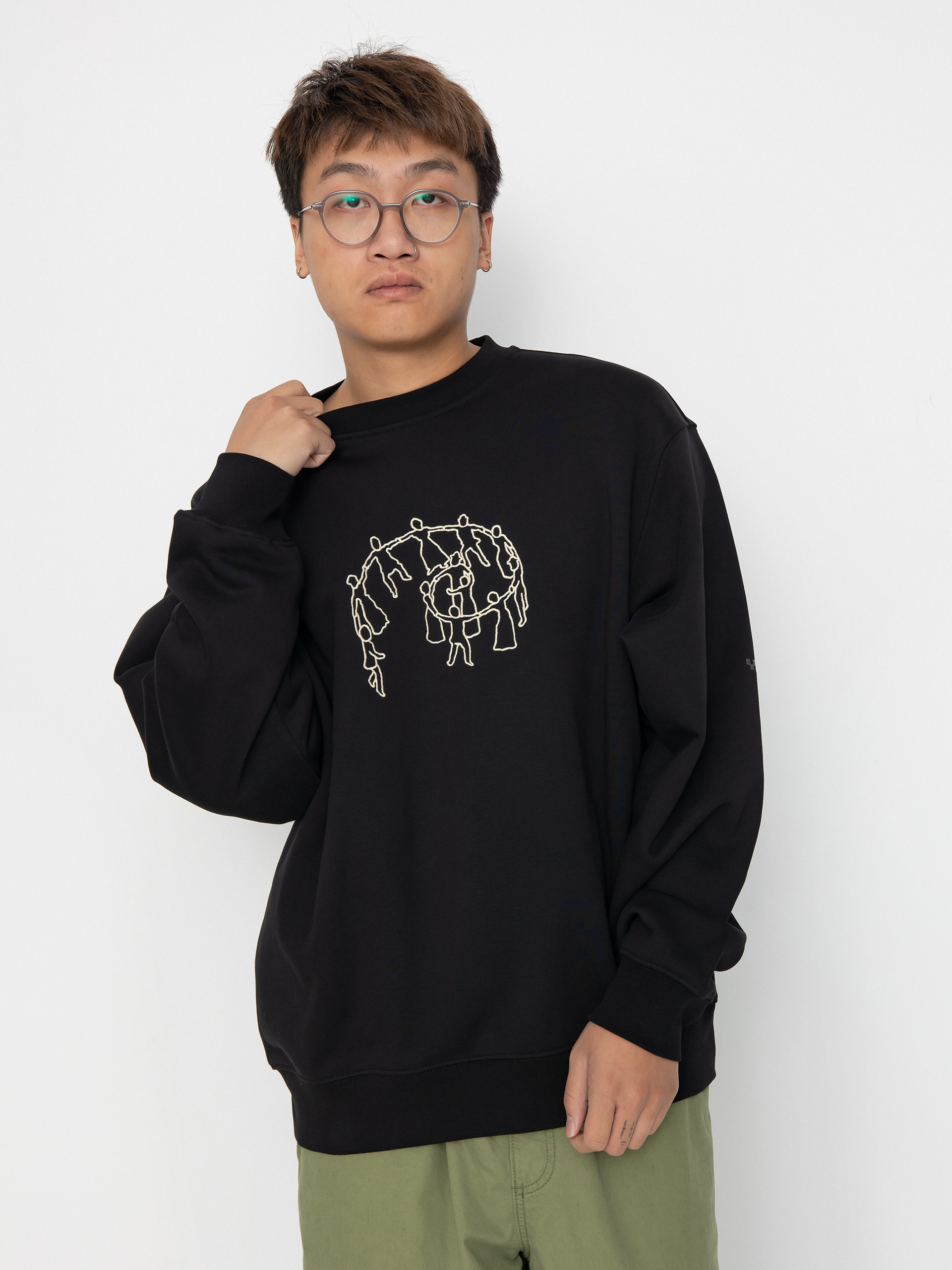 Hanorac cu glugă Vans Skate Hold Hands HD