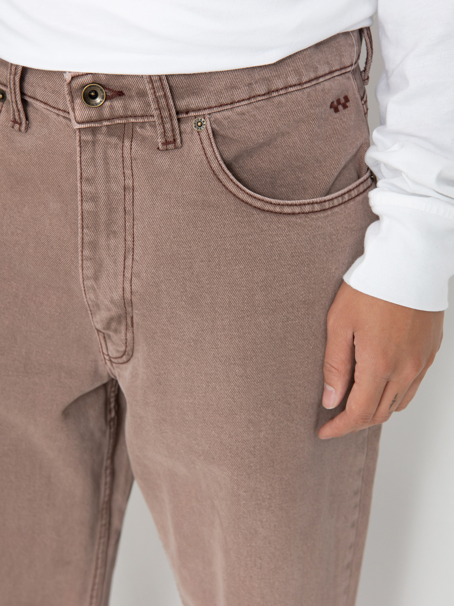 Pantaloni Vans Skate Check 5 Skate Loose Denim (deep taupe)