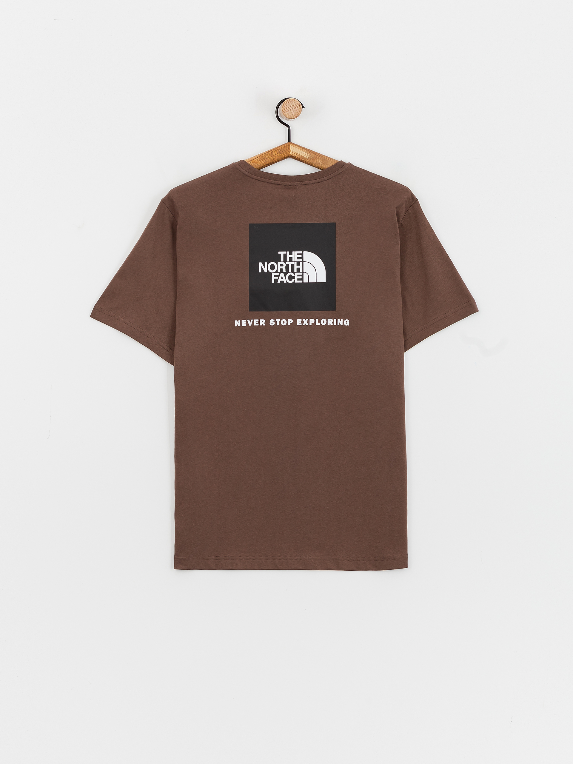 Tricou The North Face Redbox (smokey brown/tnf black)