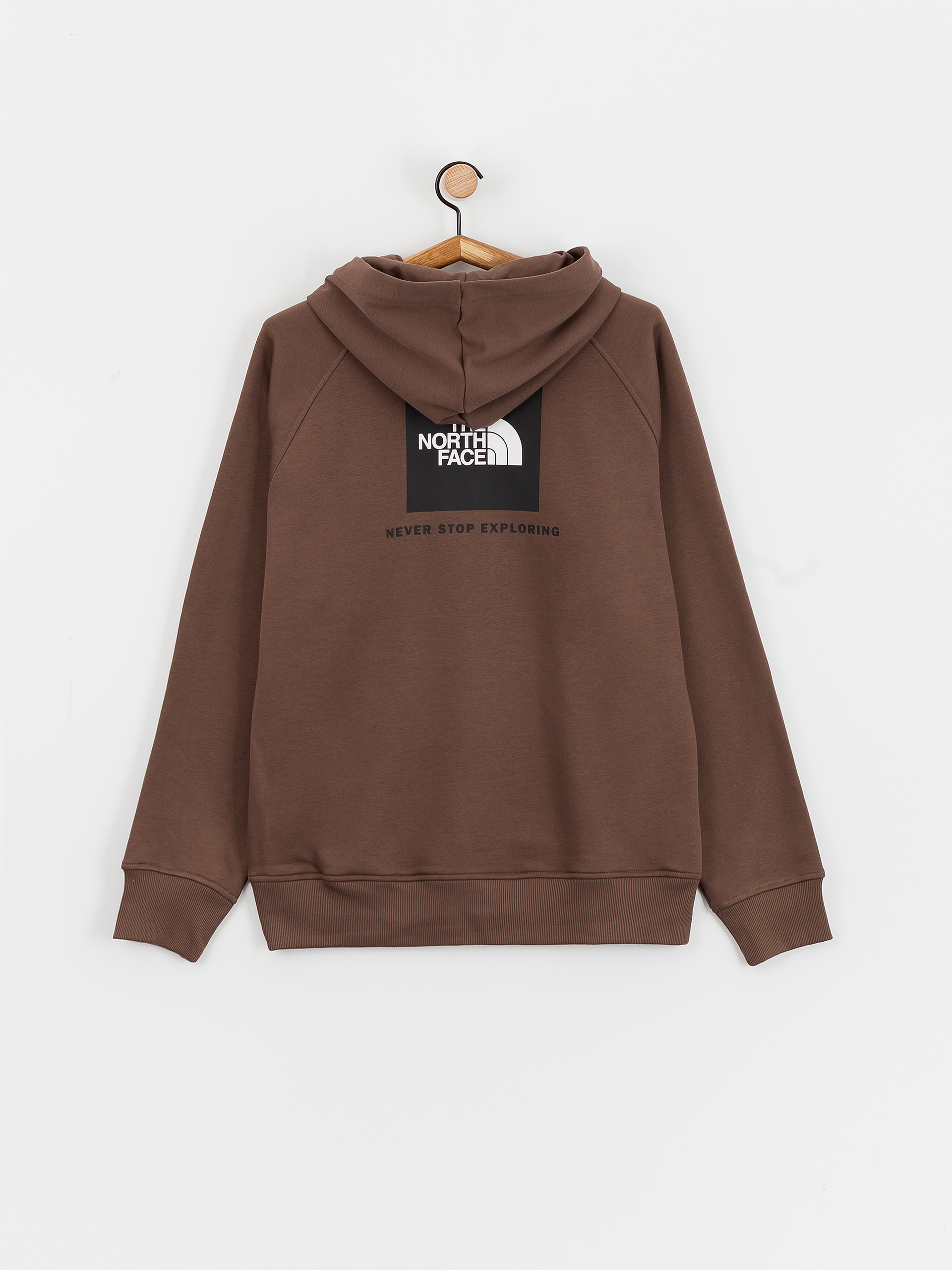 Hanorac cu glugă The North Face Raglan Box Nse HD (smokey brown)