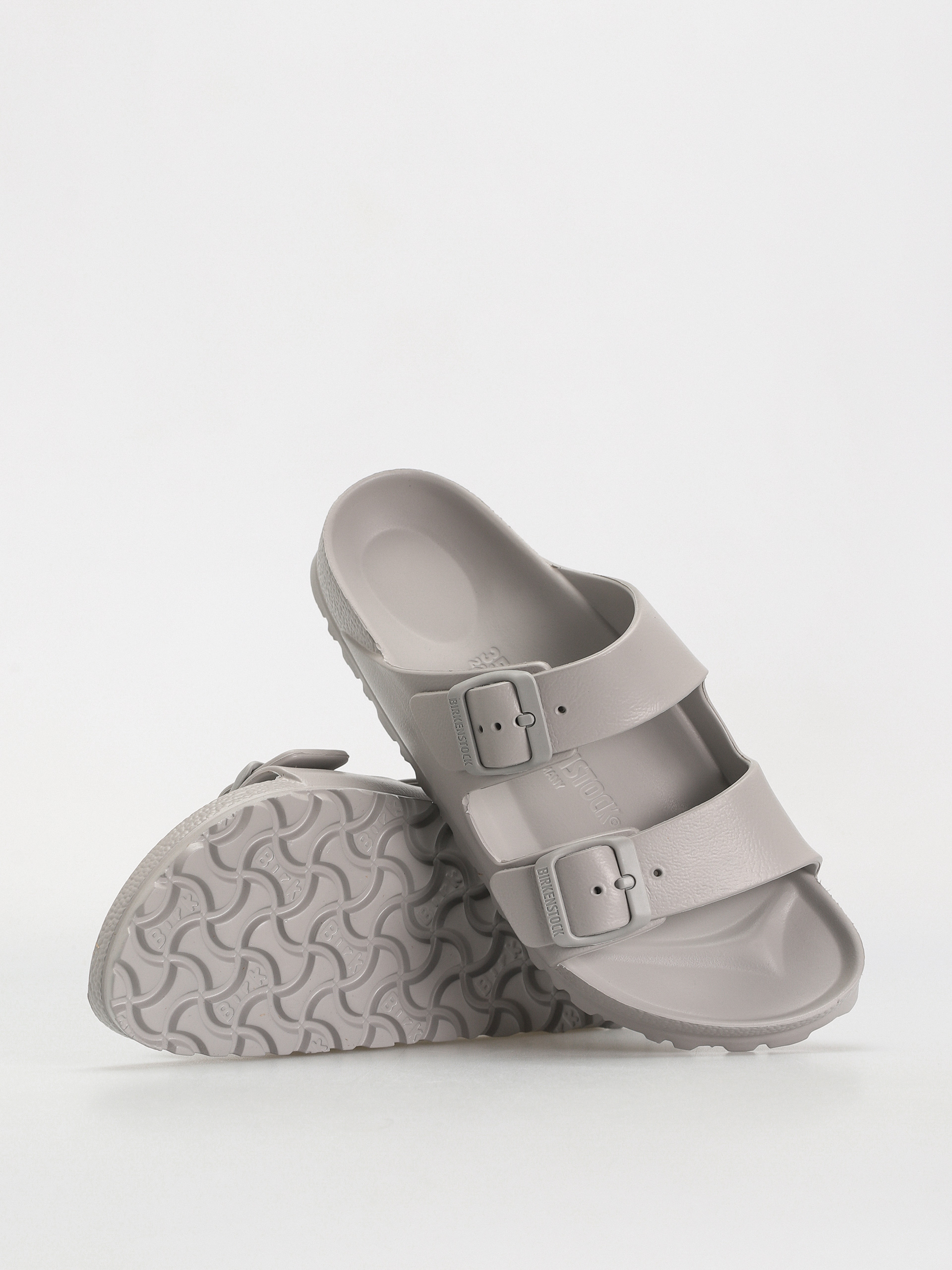 Șlapi Birkenstock Arizona Essentials EVA Narrow Wmn - gri (stone coin)