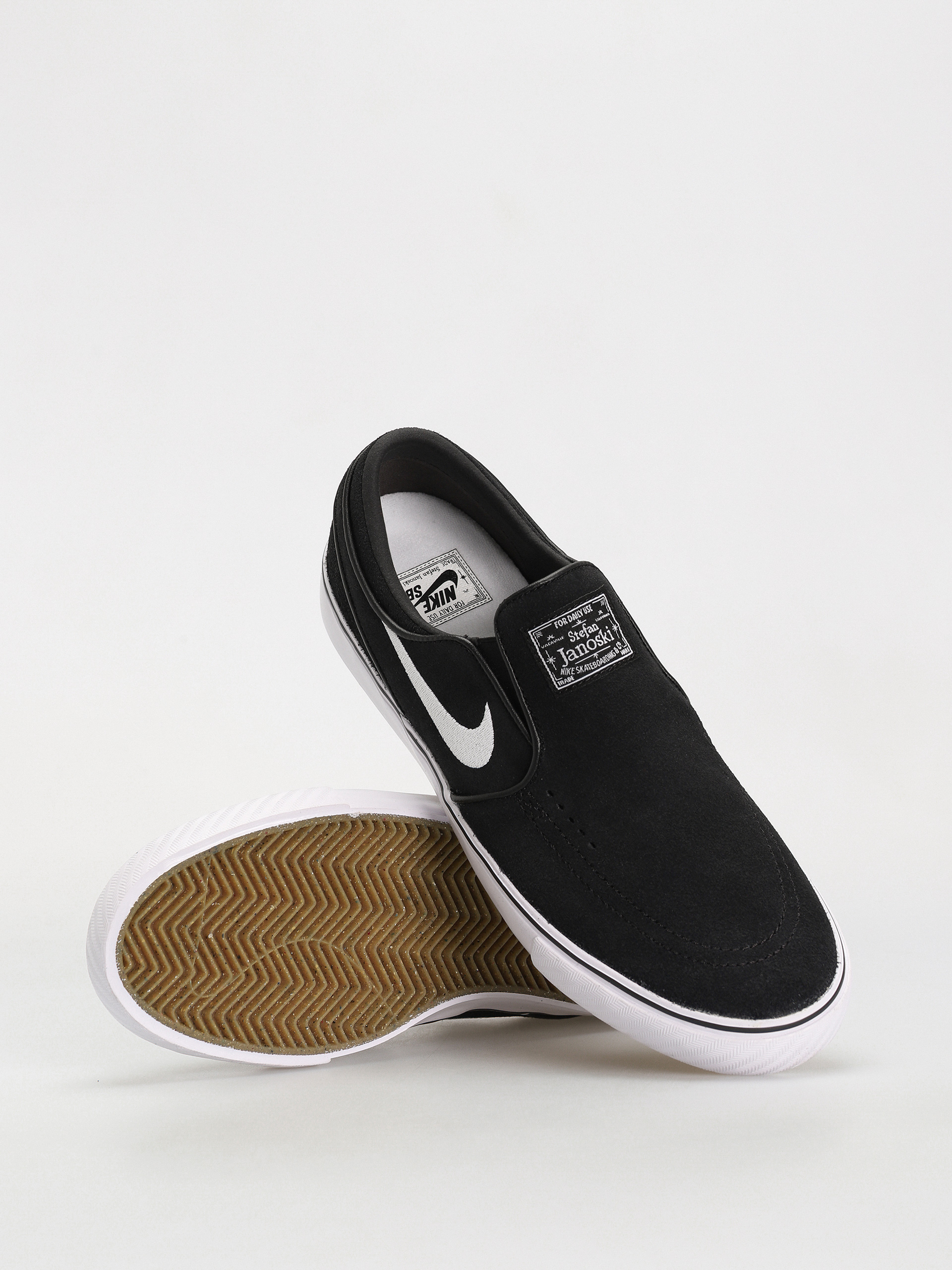 Pantofi Nike SB Janoski+ Slip (black/white black black)