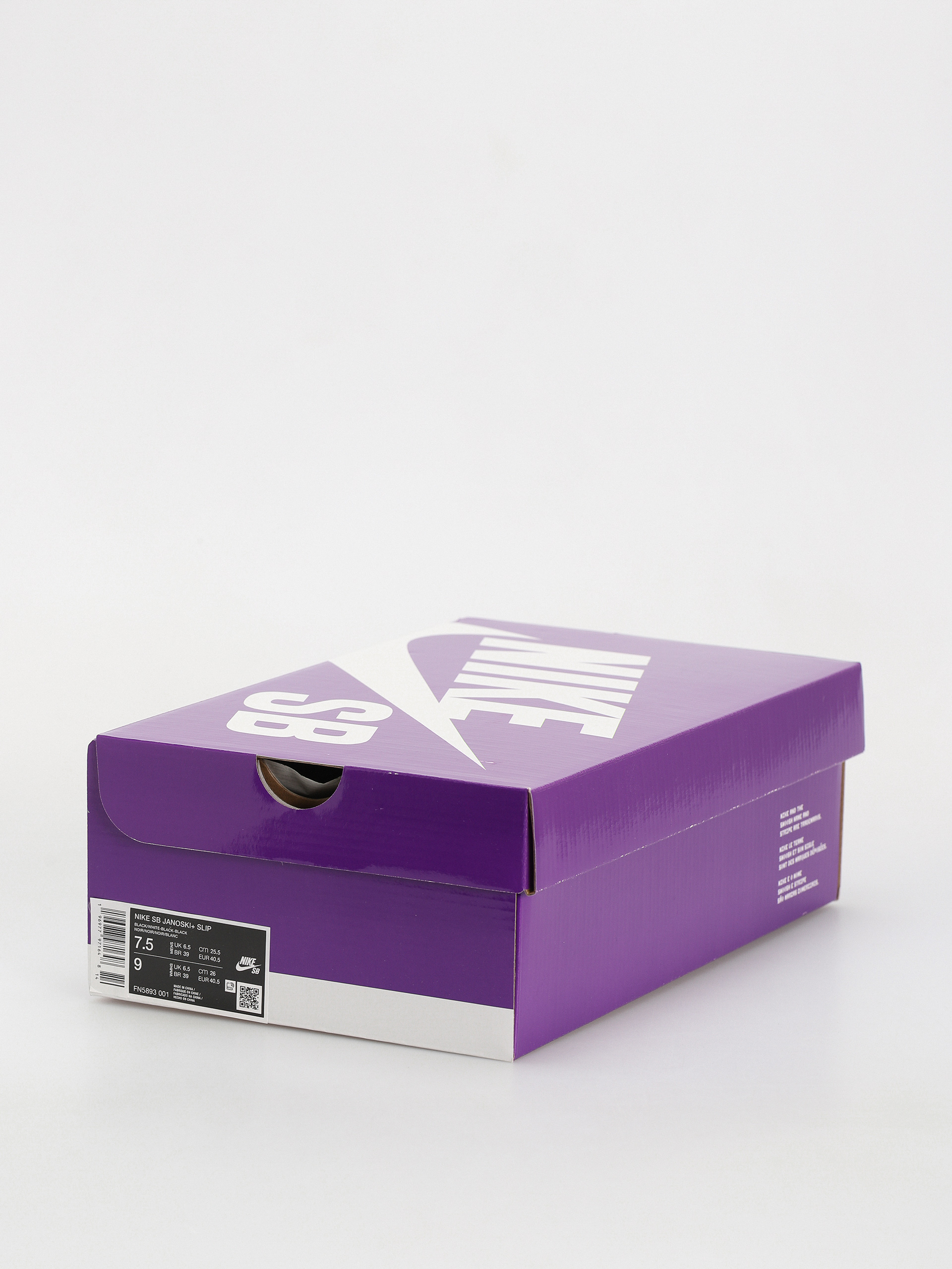 Pantofi Nike SB Janoski+ Slip (black/white black black)