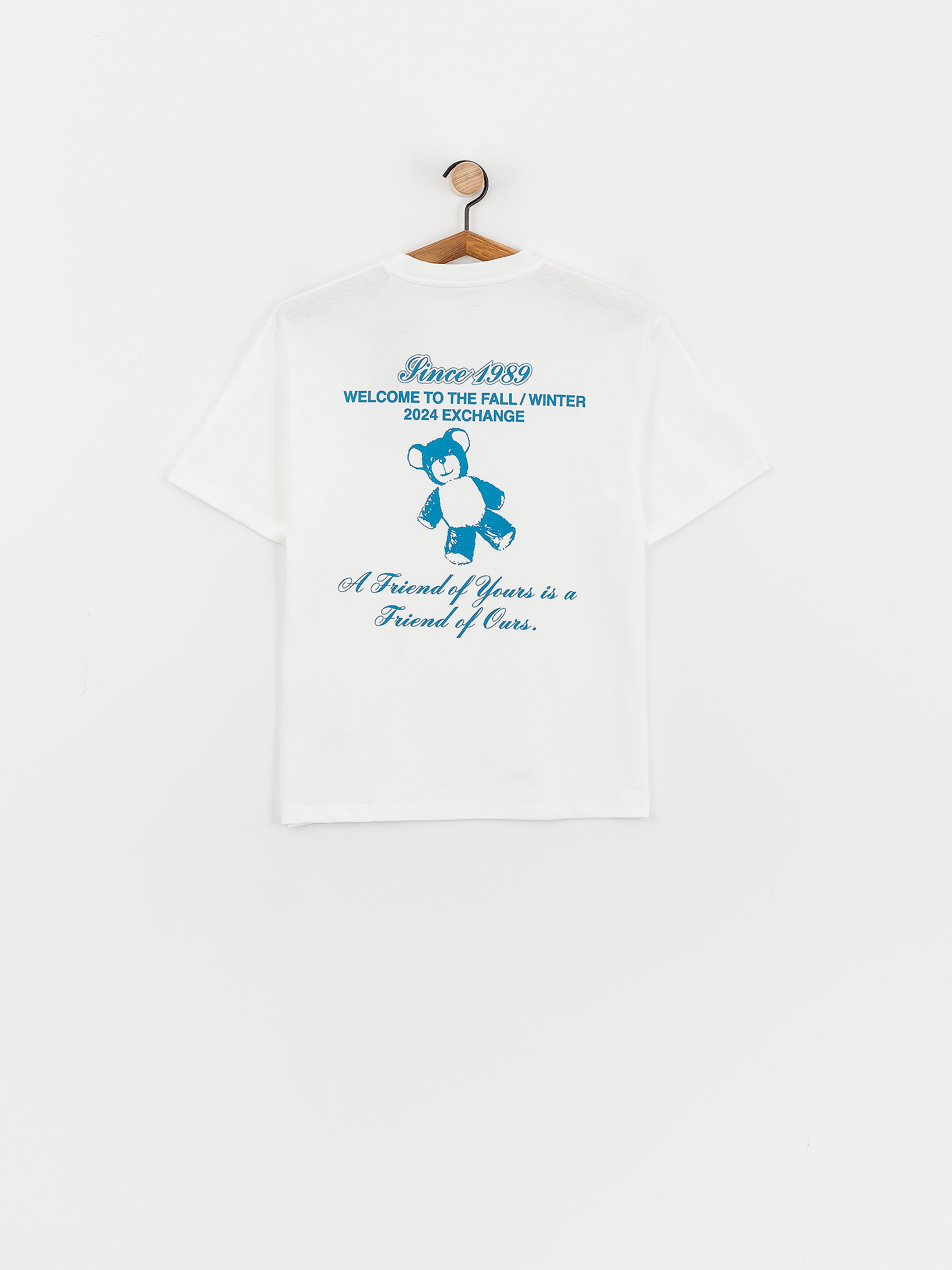 Tricou Carhartt WIP Exchange Wmn (white/blue)