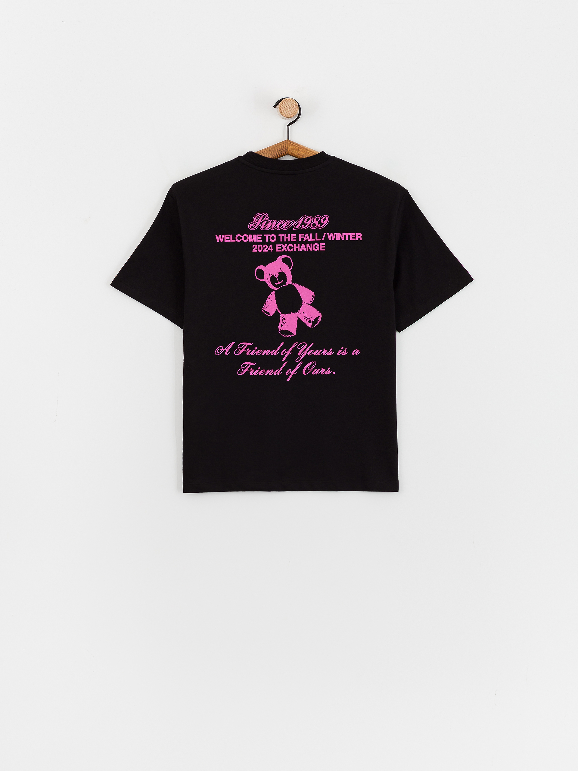 Tricou Carhartt WIP Exchange Wmn (black/pink)