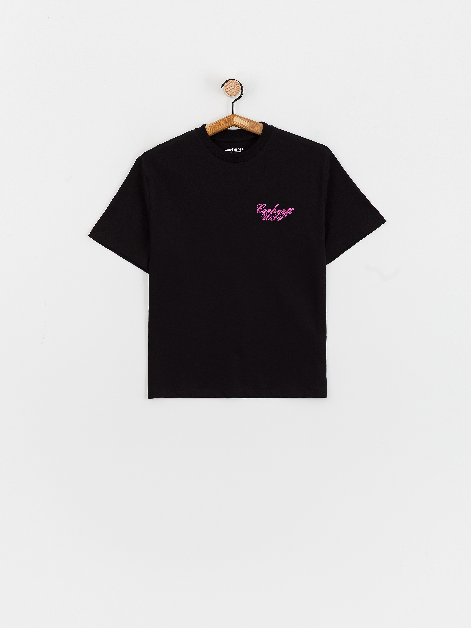 Tricou Carhartt WIP Exchange Wmn (black/pink)