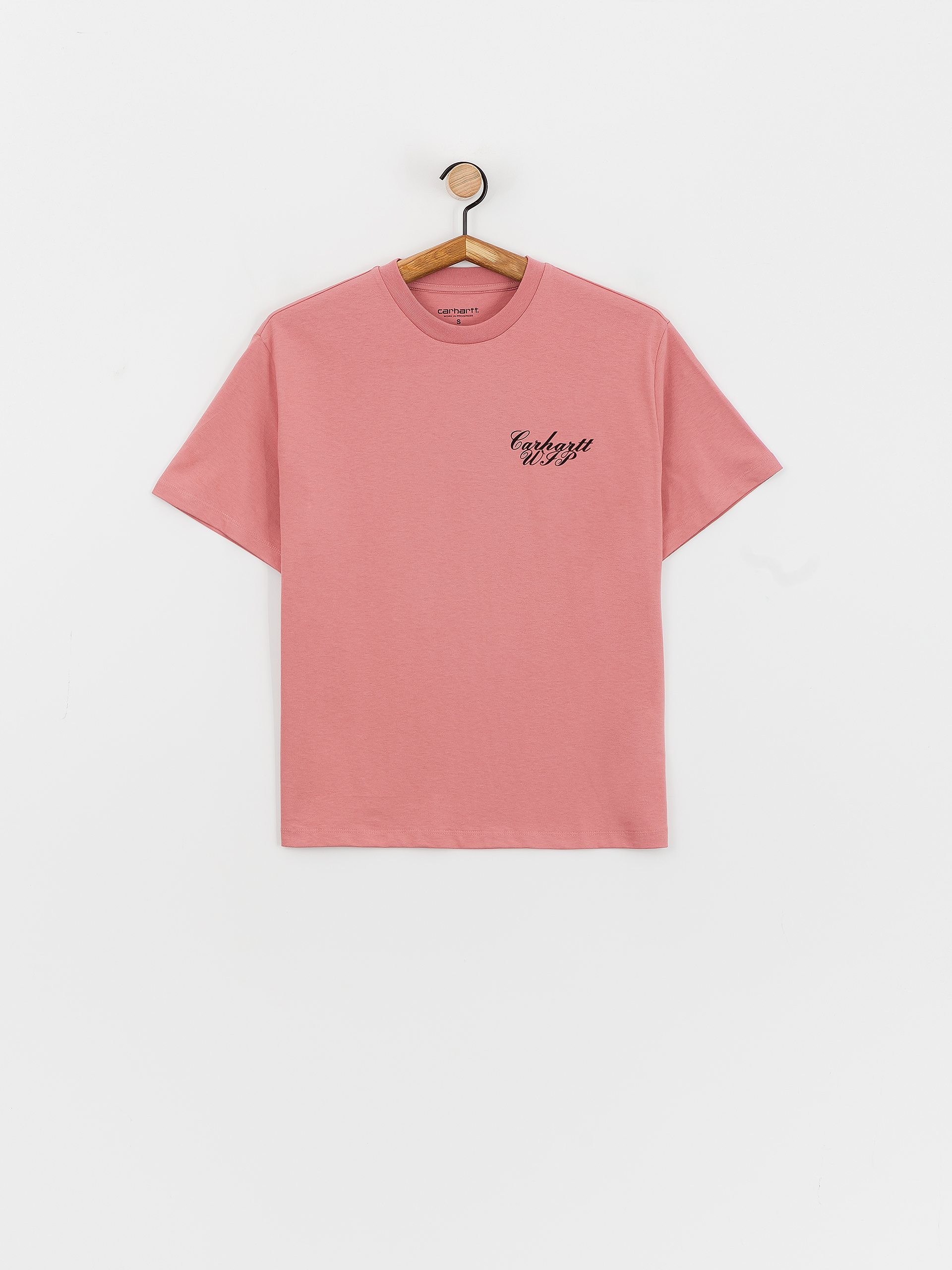 Tricou Carhartt WIP Exchange Wmn (dusty rose/black)