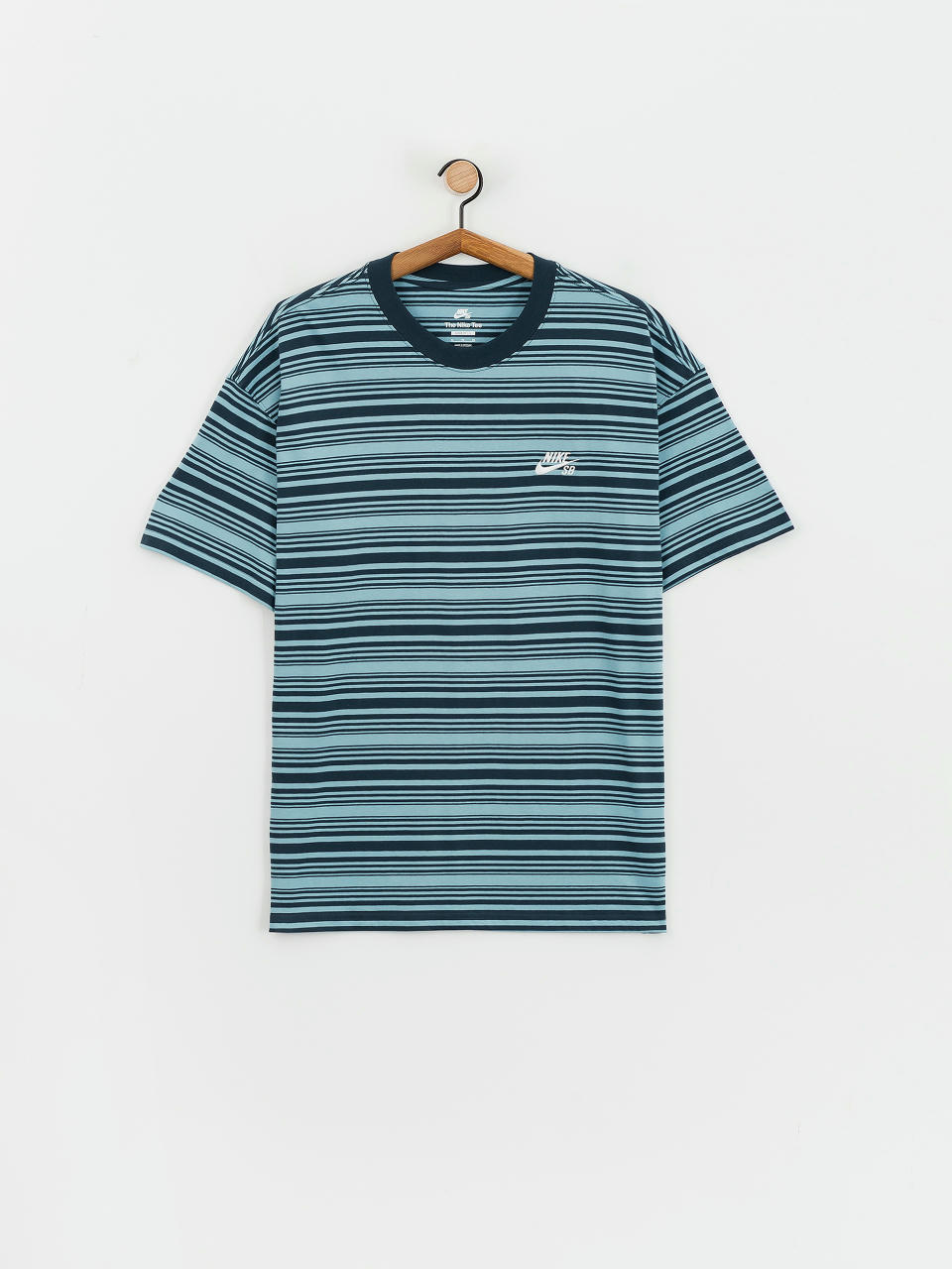 Tricou Nike SB Stripes (denim turq)