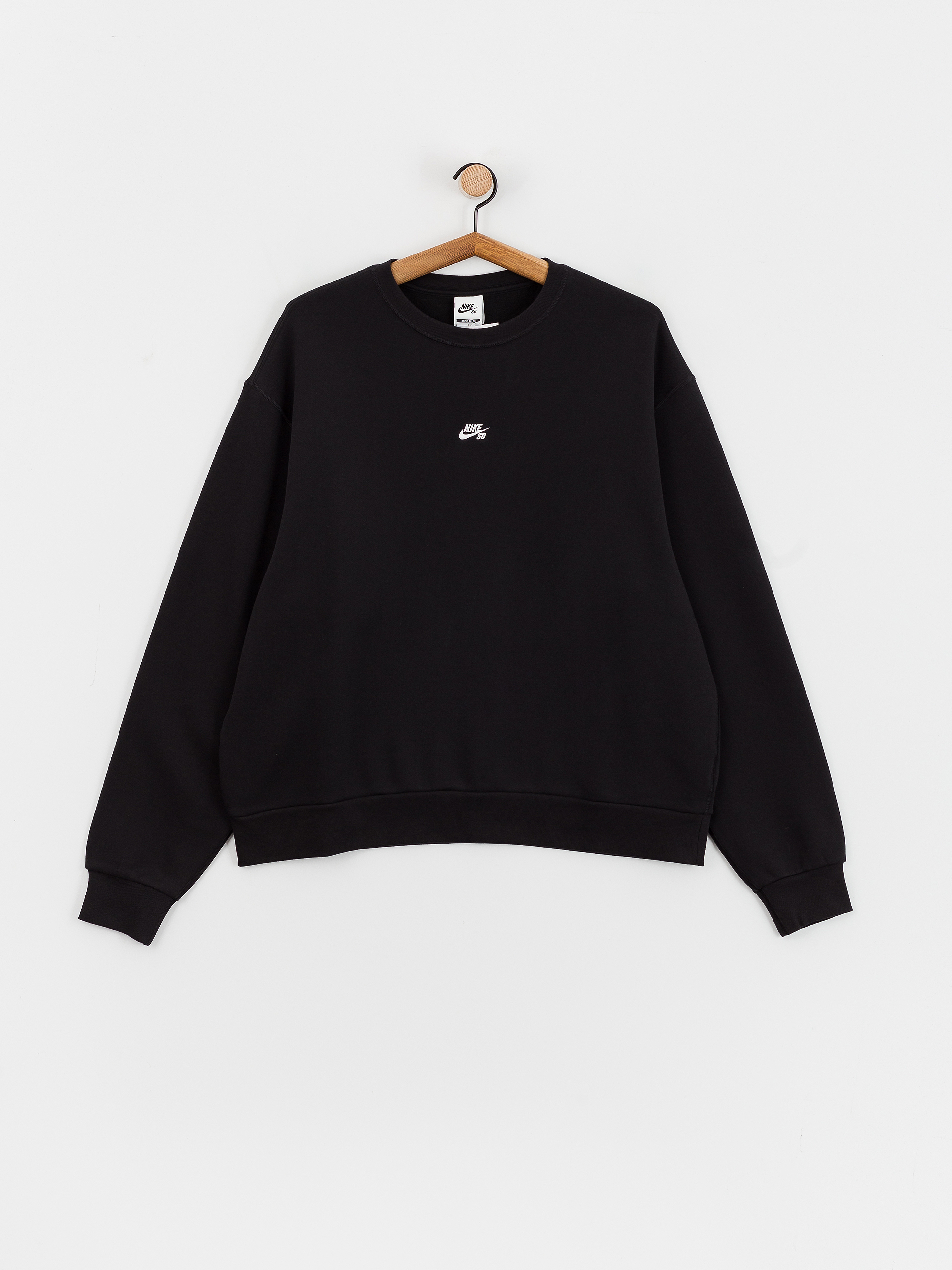 Hanorac Nike SB Essential Logo Crew (black/white)
