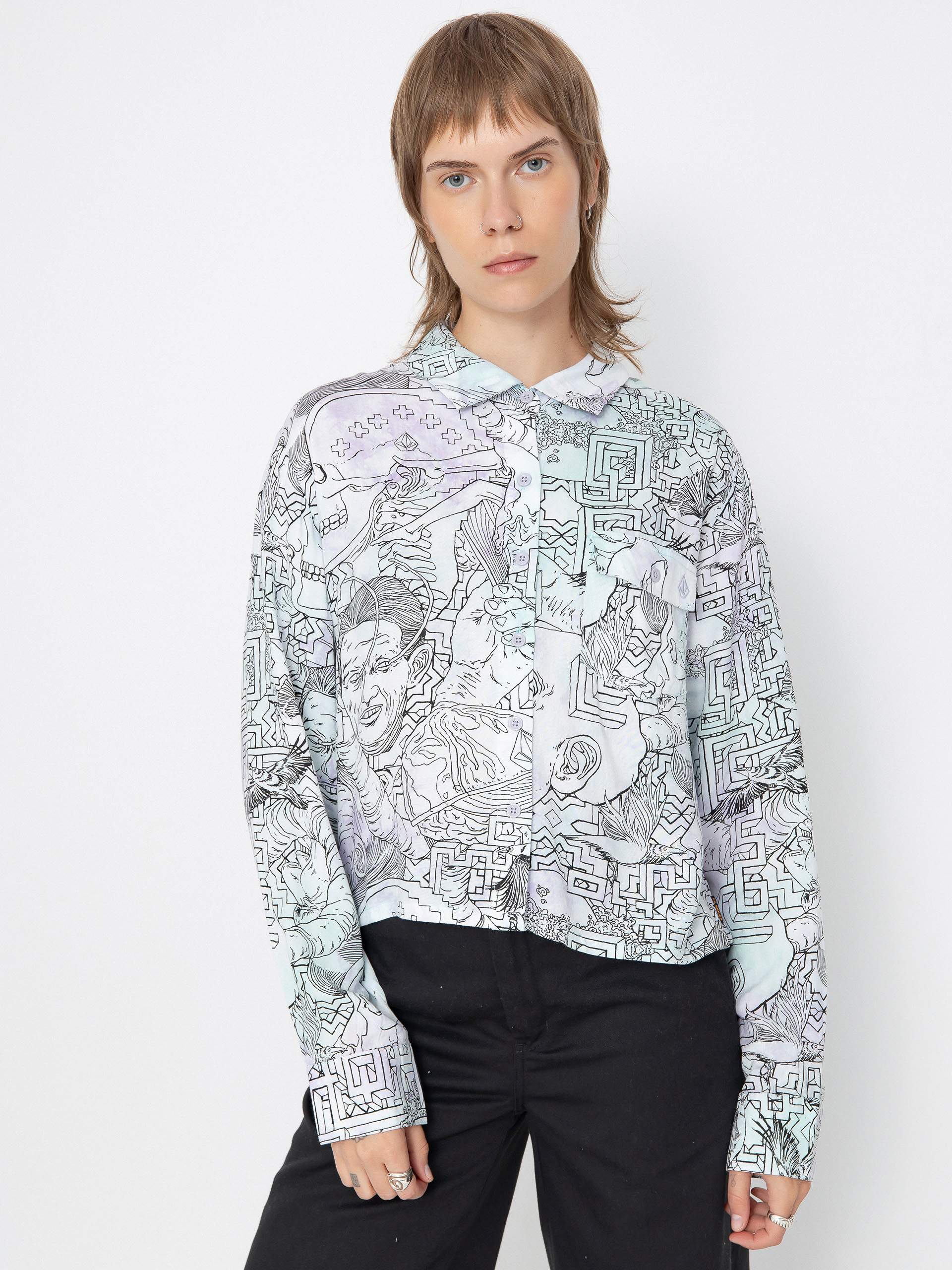 Cămașă Volcom Fa Ed Merlin Murray Ls Wmn
