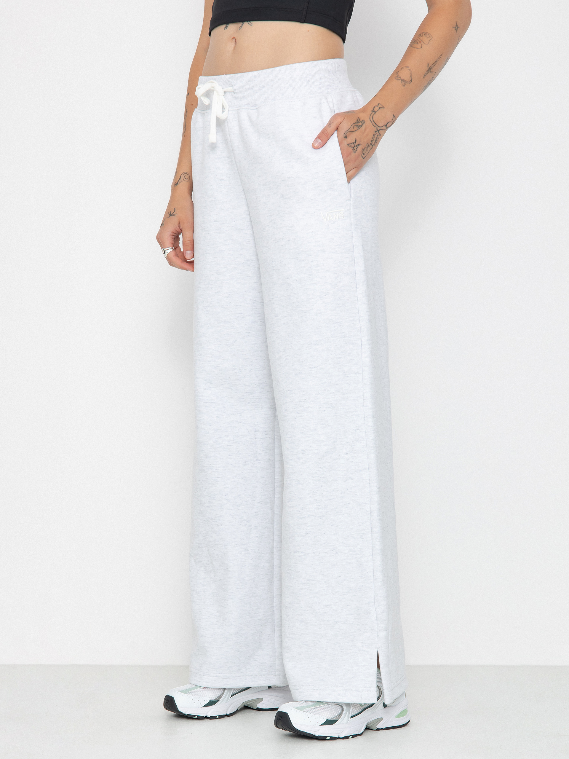 Pantaloni Vans Elevated Double Knit Wmn (white heather)