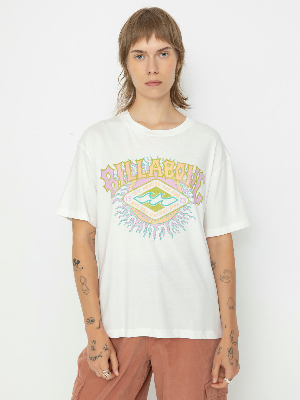 Tricou Billabong Around The Sun Wmn (salt crystal)