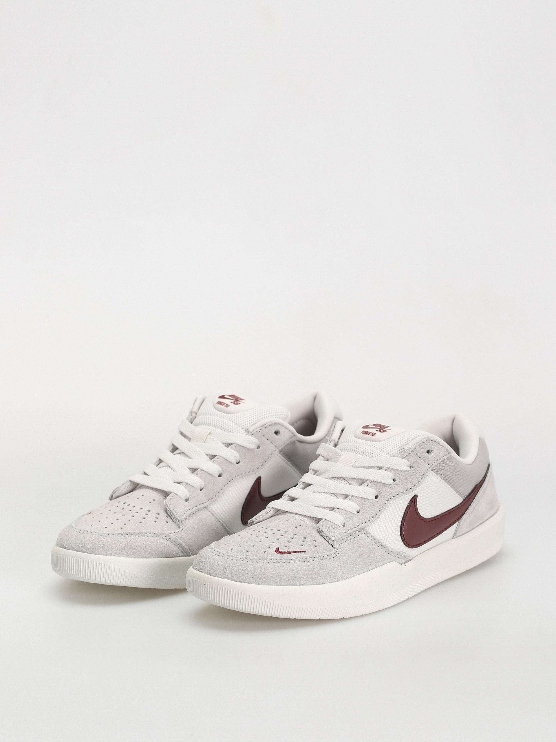 Pantofi Nike SB Force 58 (platinum tint/dark team red wolf grey)