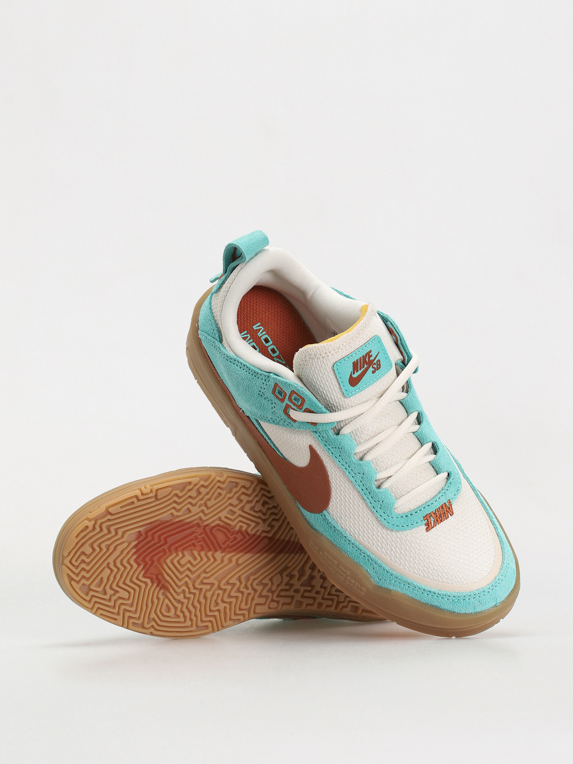 Pantofi Nike SB Day One JR (green frost/dark russet phantom)
