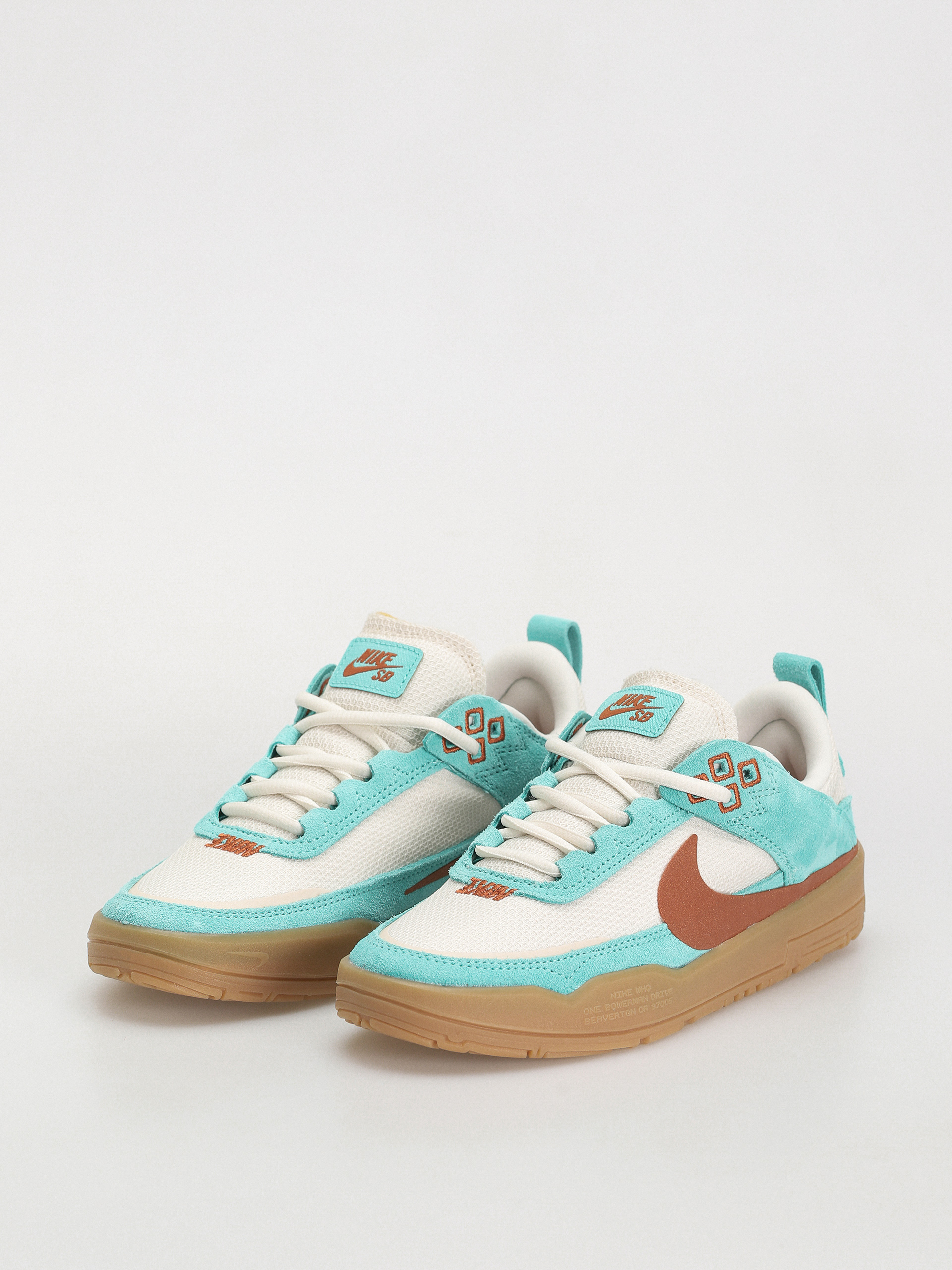 Pantofi Nike SB Day One JR (green frost/dark russet phantom)