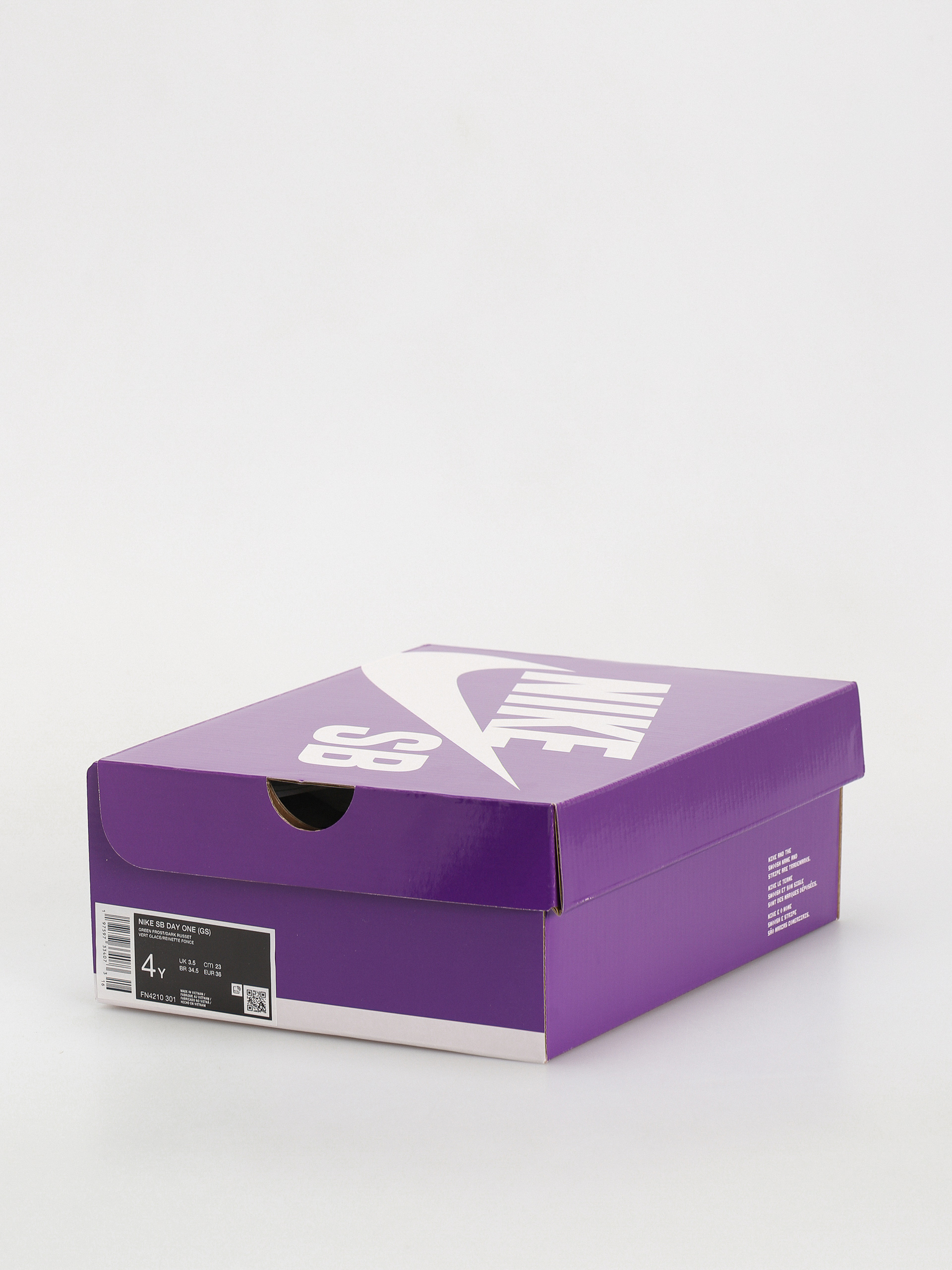 Pantofi Nike SB Day One JR (green frost/dark russet phantom)