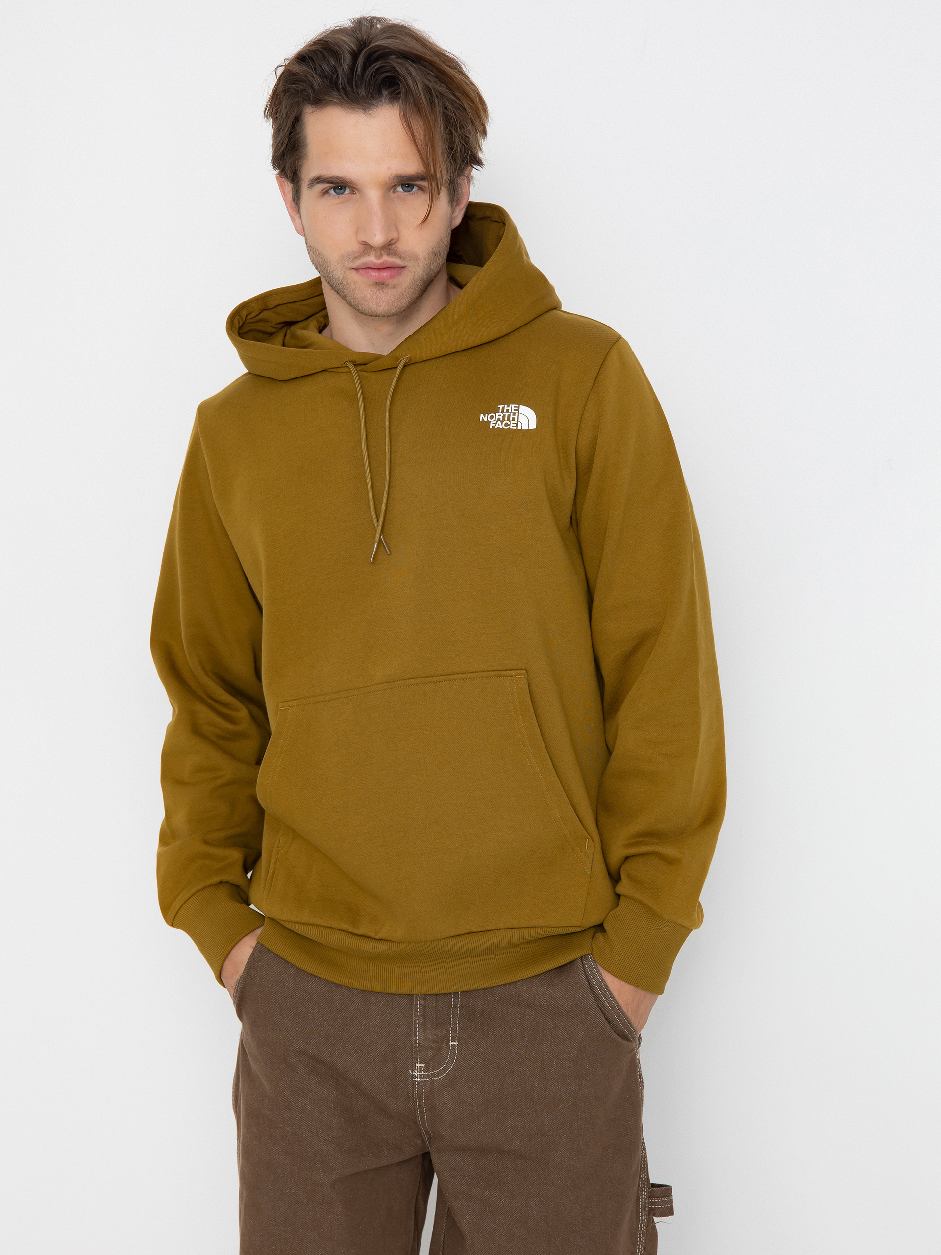 Hanorac cu glugă The North Face Simple Dome HD (moss green)