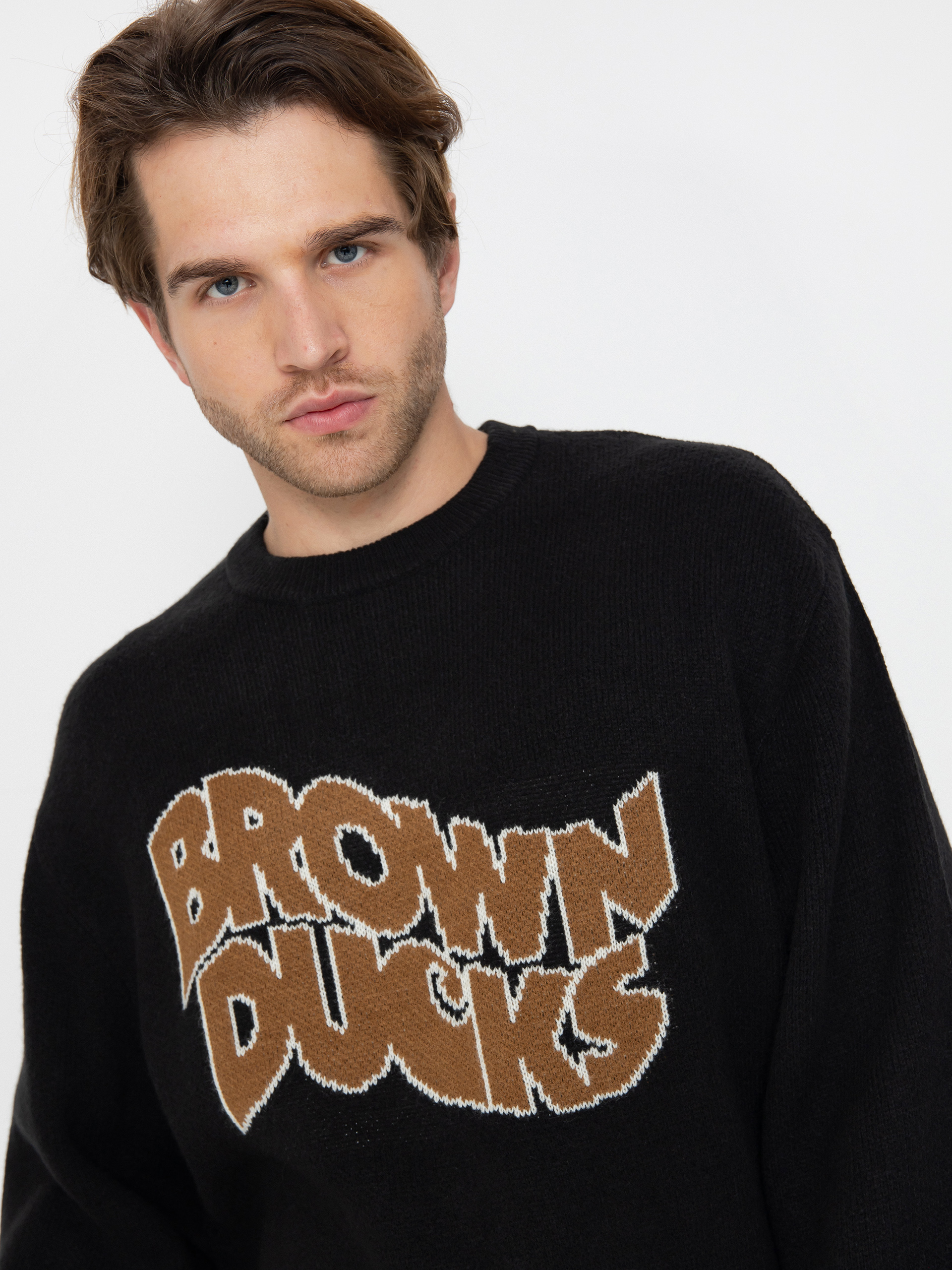 Pulover Carhartt WIP Brown Ducks (black)