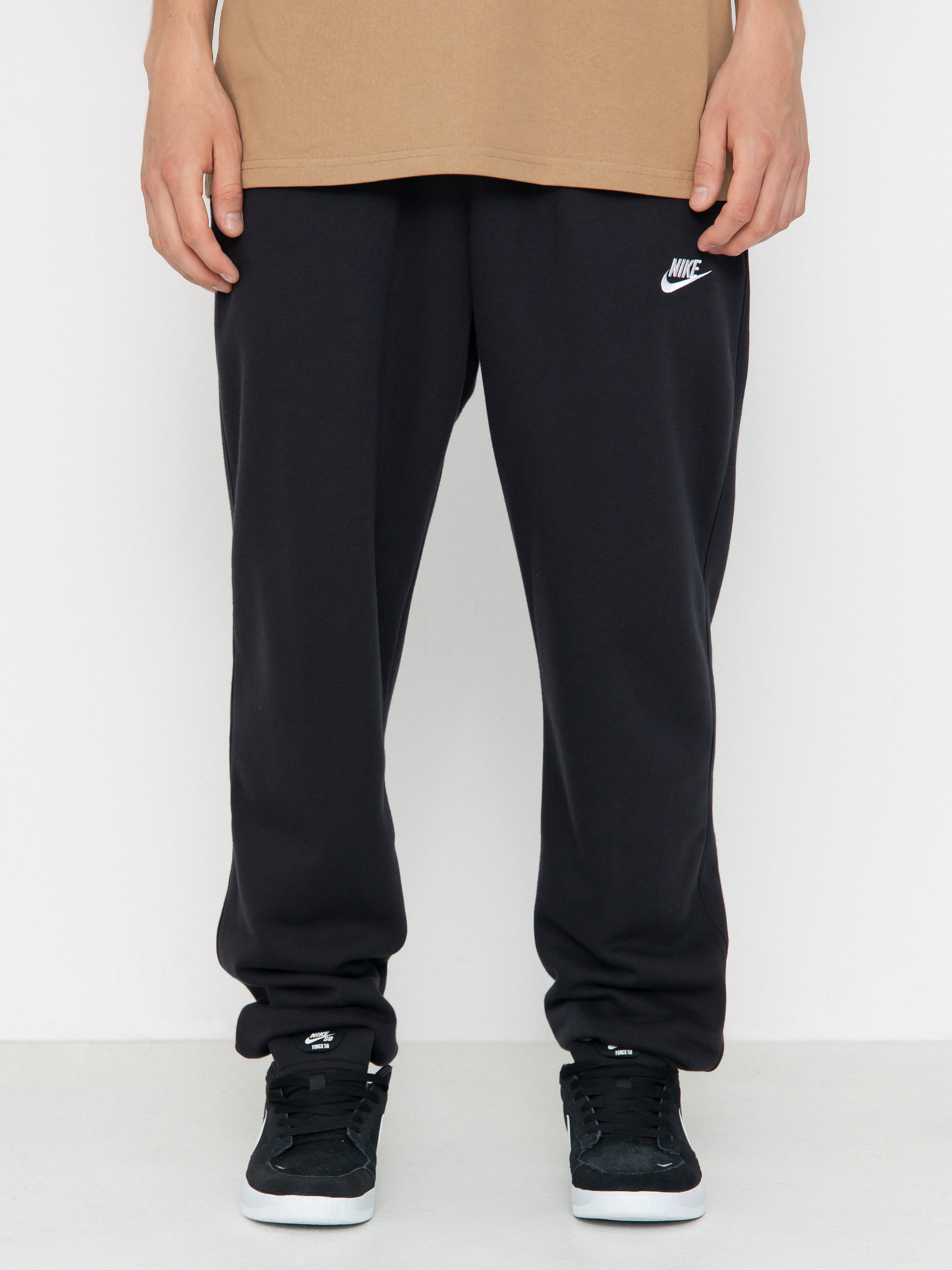 Pantaloni Nike SB Club Fleece (black/black/white)